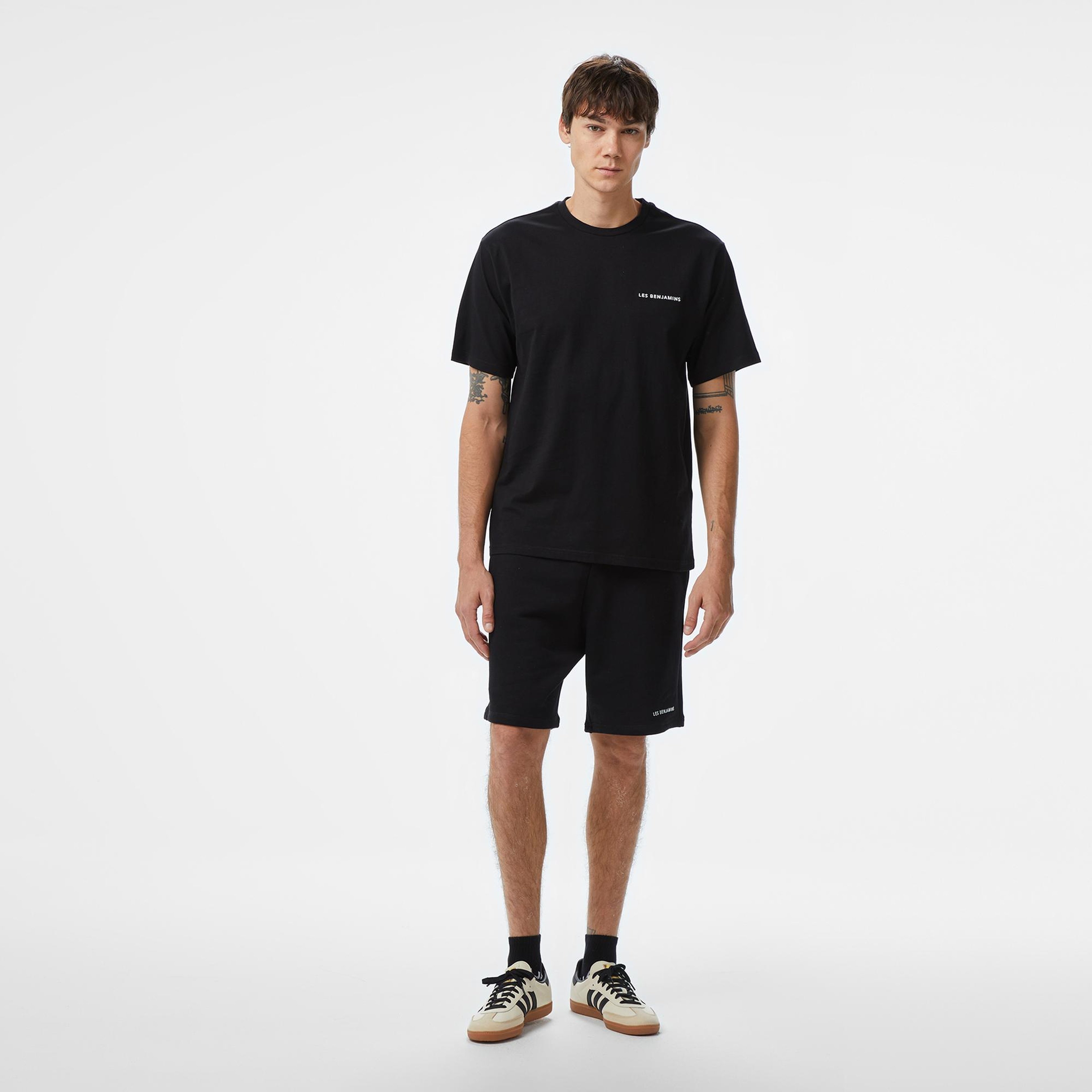 Les Benjamins Essentials Erkek Siyah T-Shirt
