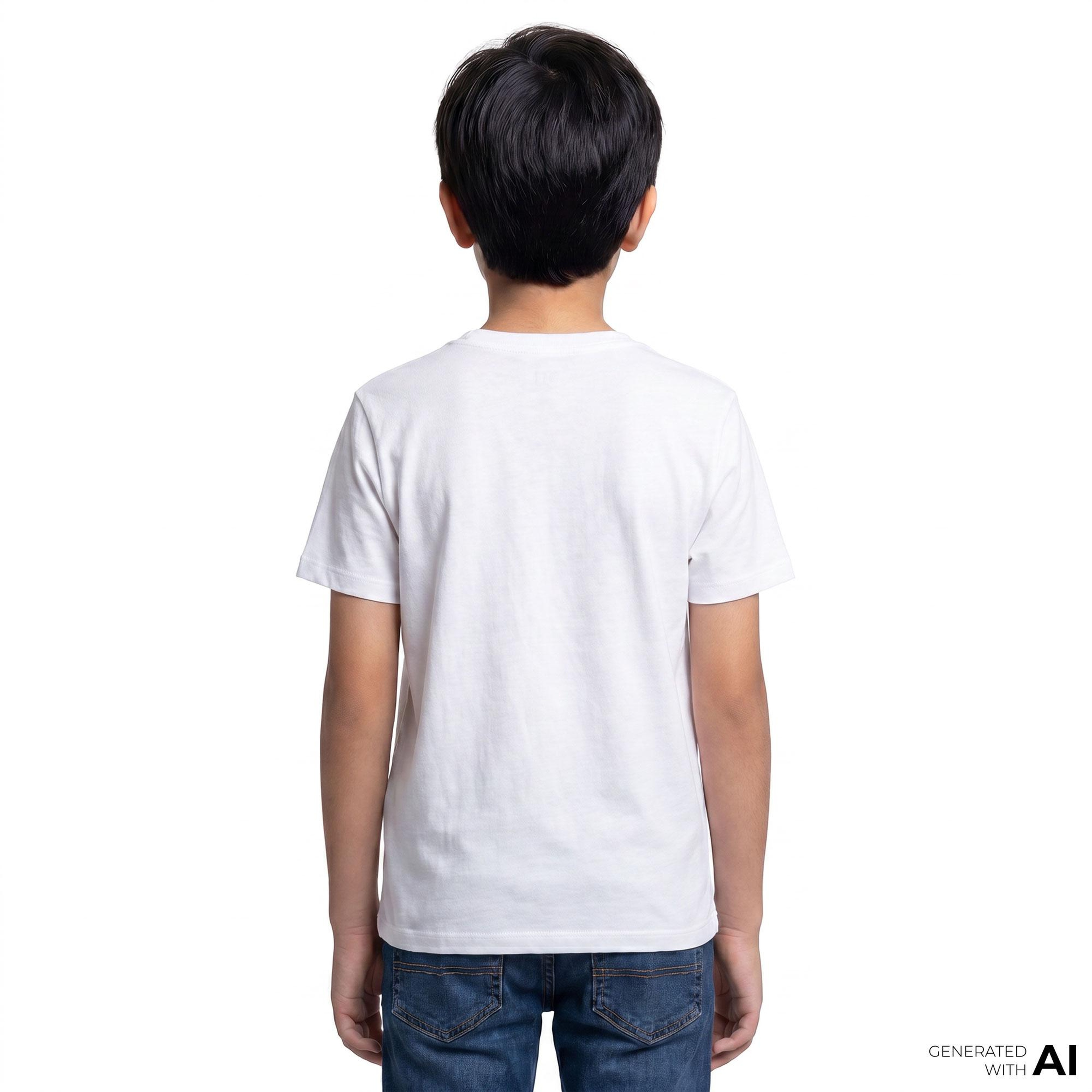 Gap Relaxed Fit Çocuk Beyaz T-Shirt