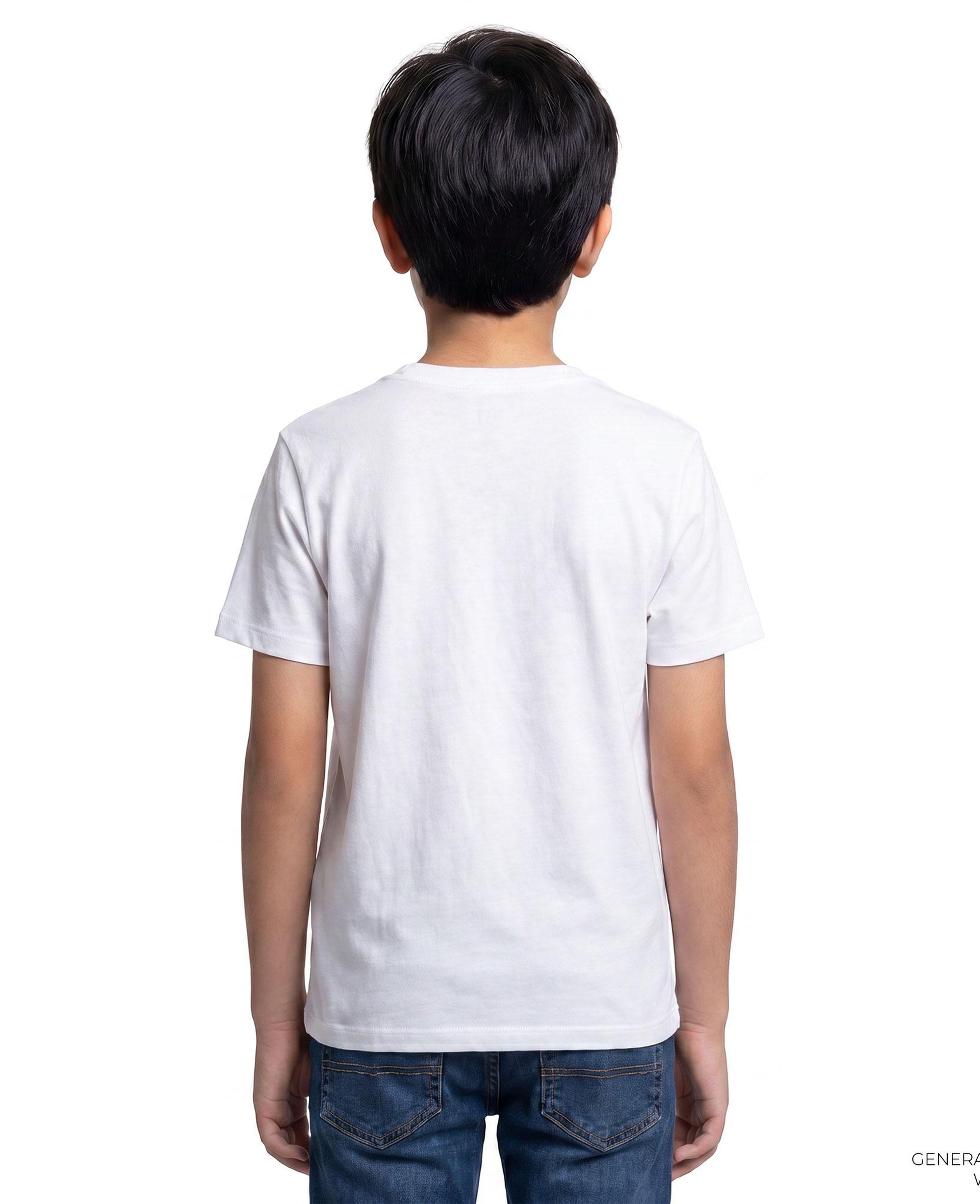 Gap Relaxed Fit Çocuk Beyaz T-Shirt