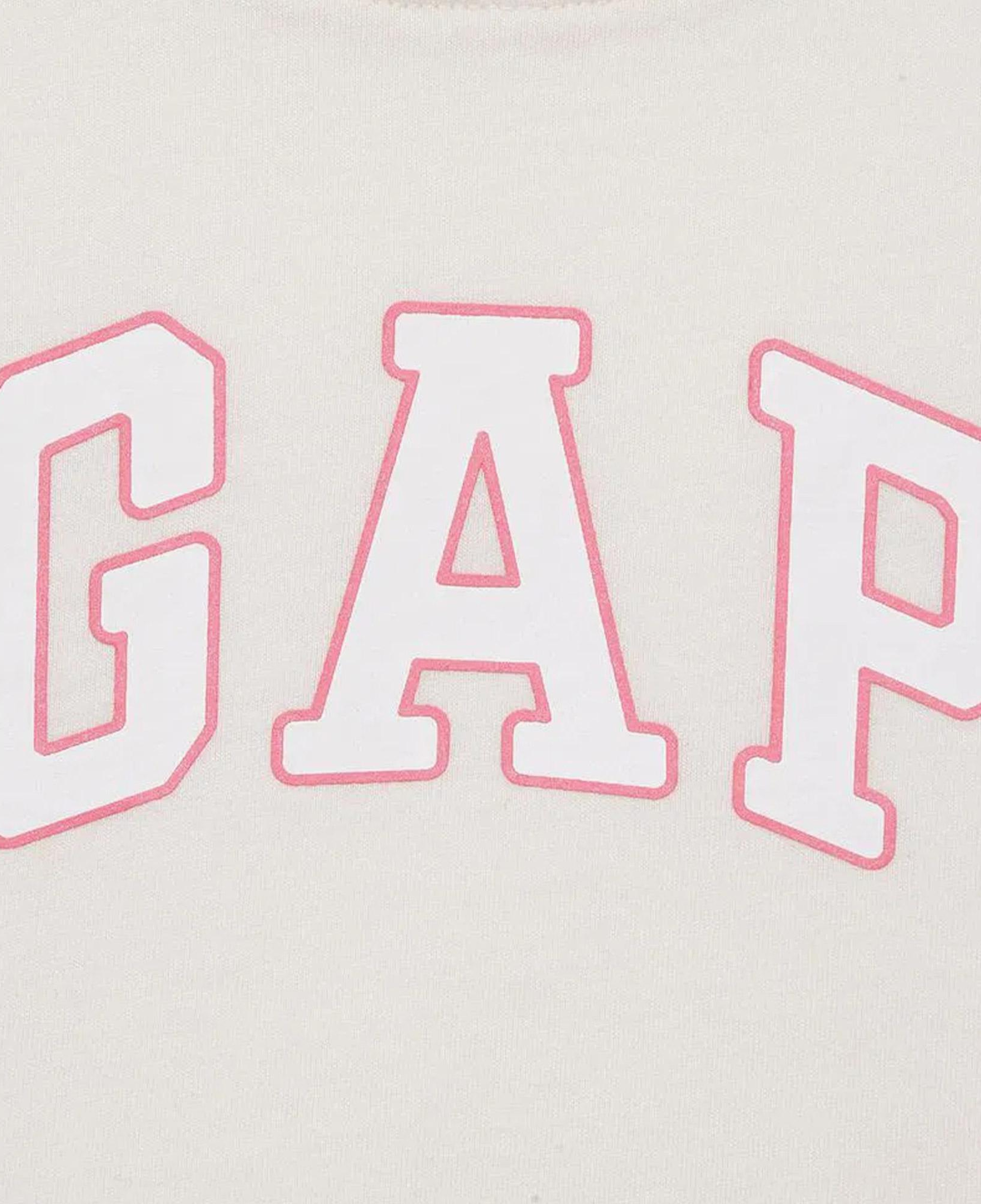 Gap Logo Çocuk Krem T-Shirt