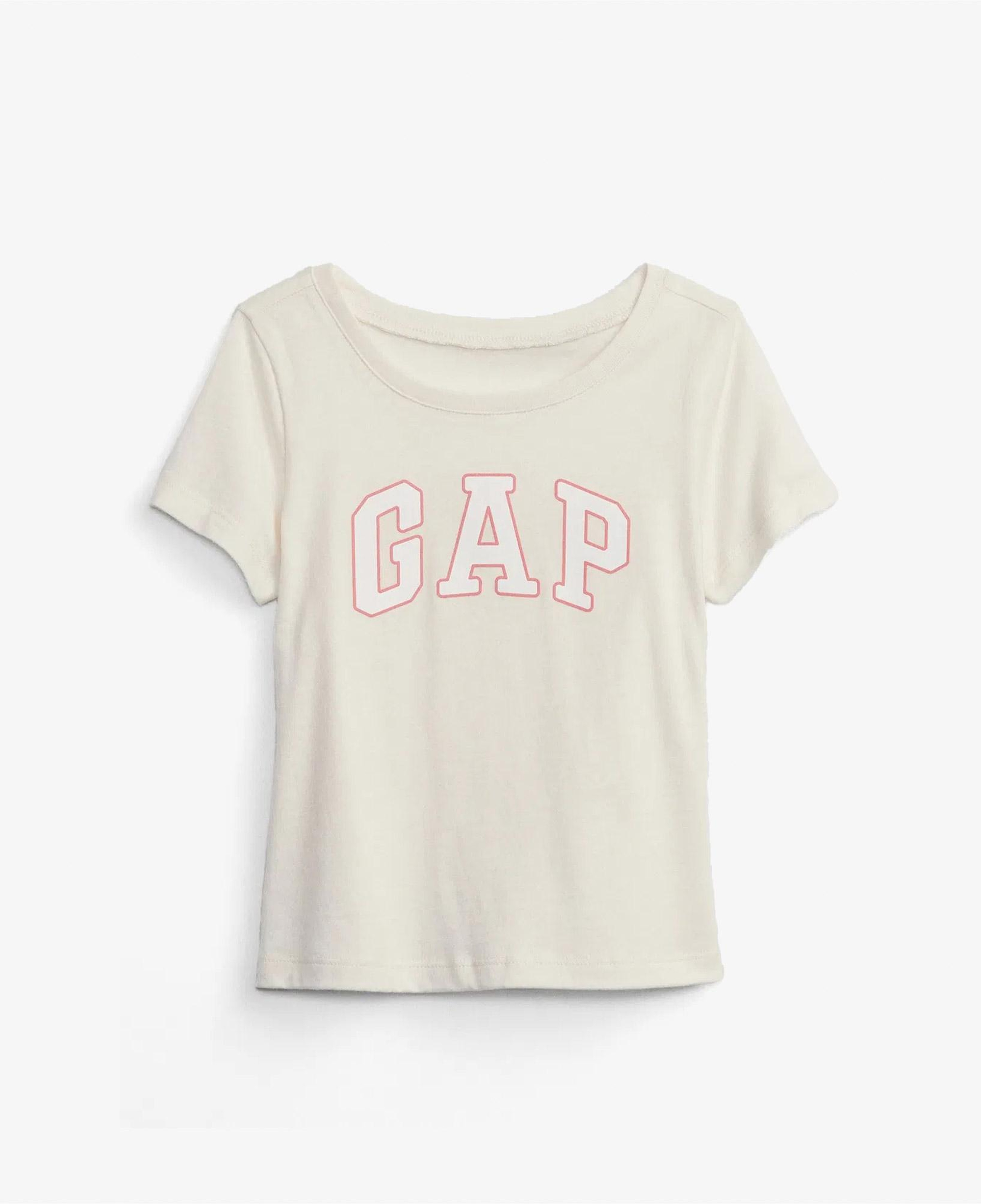 Gap Logo Çocuk Krem T-Shirt