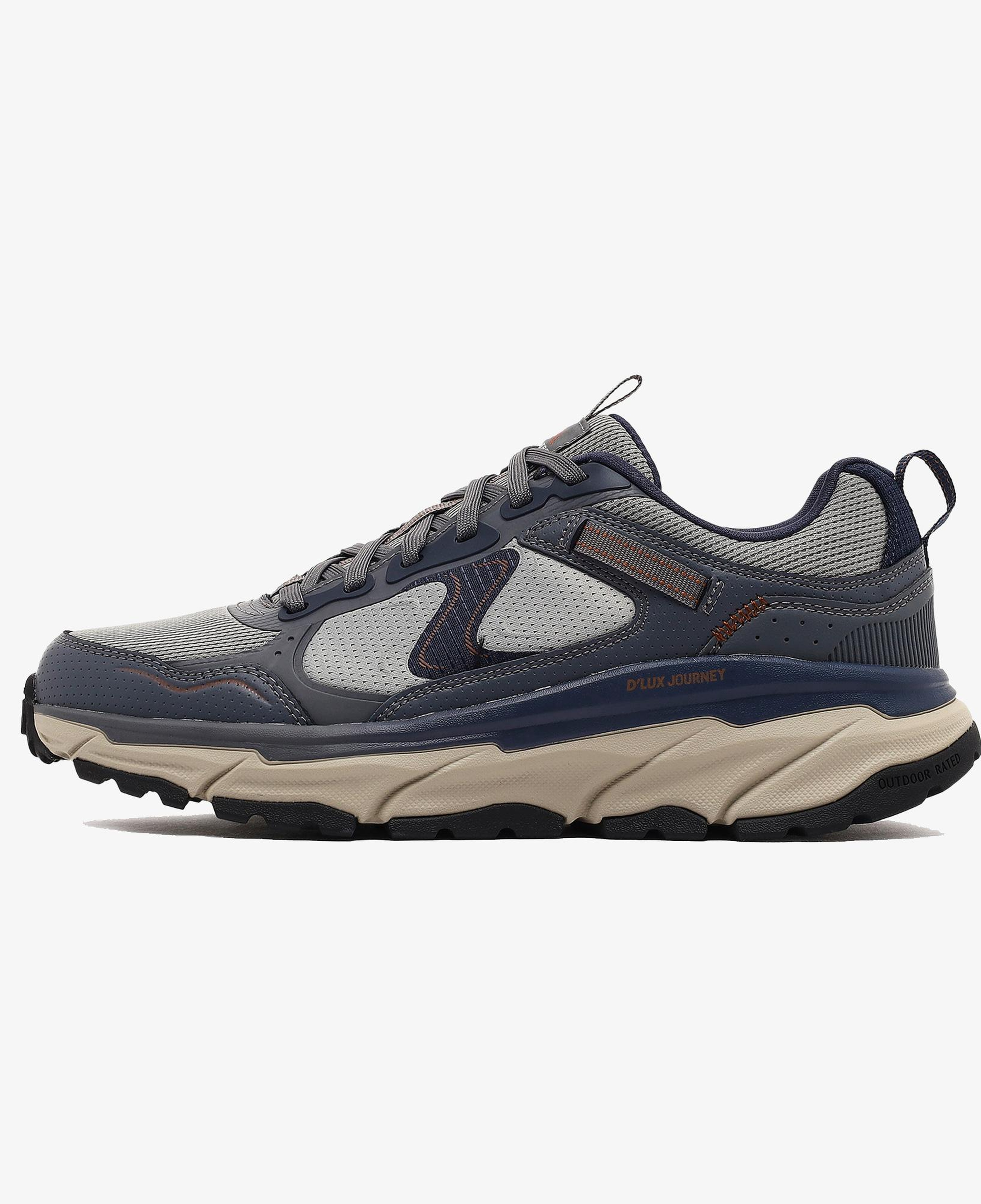 Skechers D'Lux Journey Stylized Soul Erkek Gri Outdoor Ayakkabı