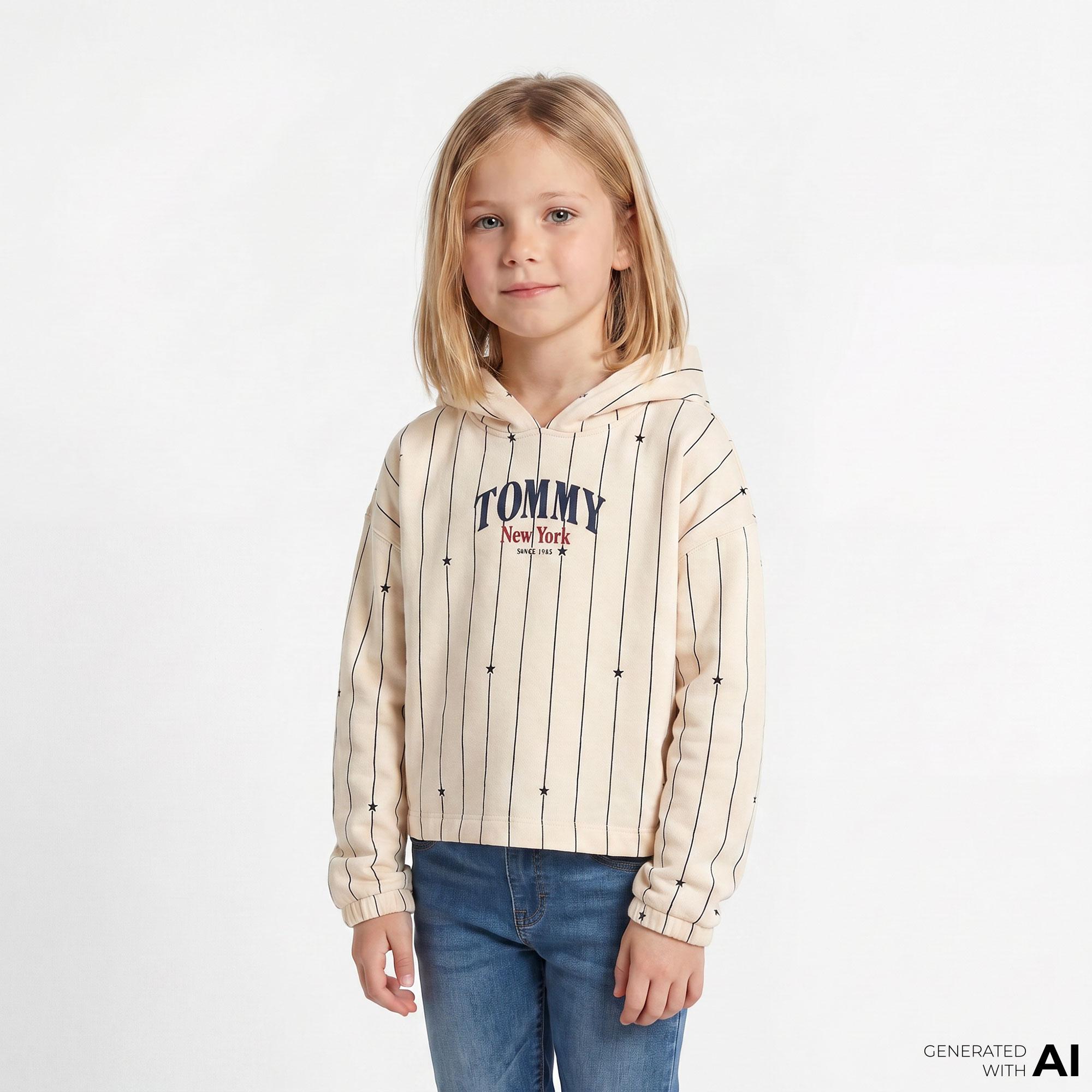 Tommy Hilfiger Çocuk Bej Sweatshirt