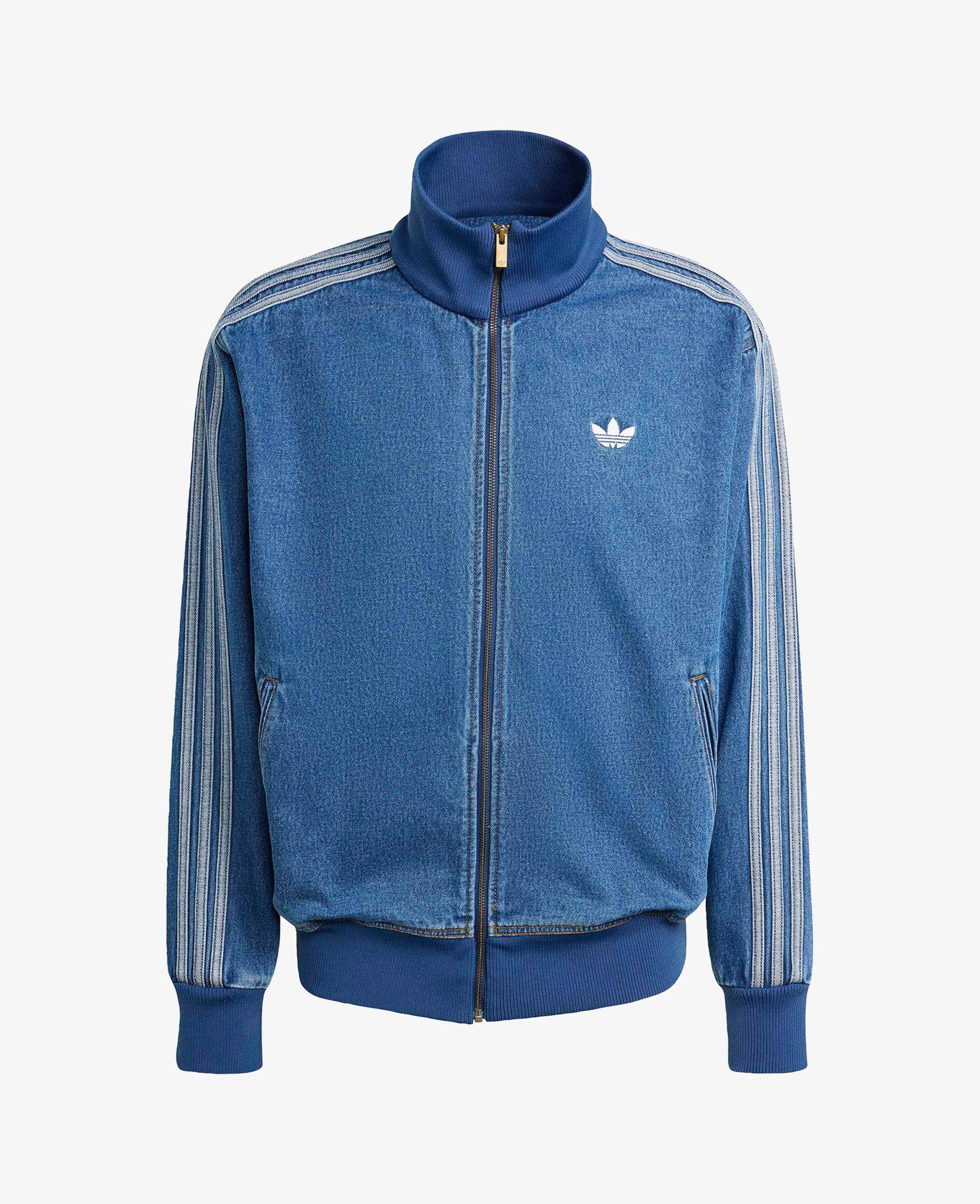 adidas Denim Firebird Erkek Mavi Ceket