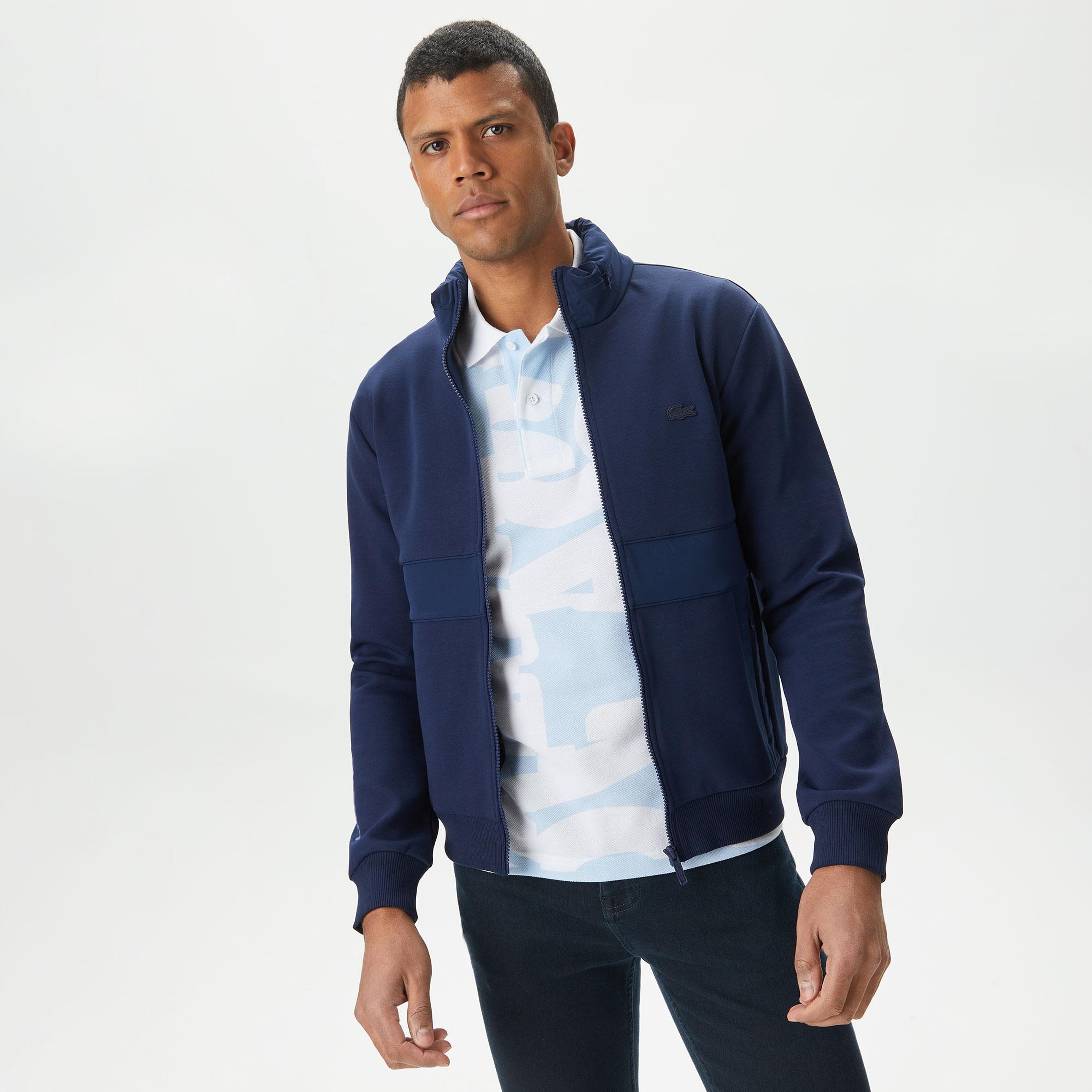 Erkek Regular Fit Kapüşonlu Lacivert Sweatshirt