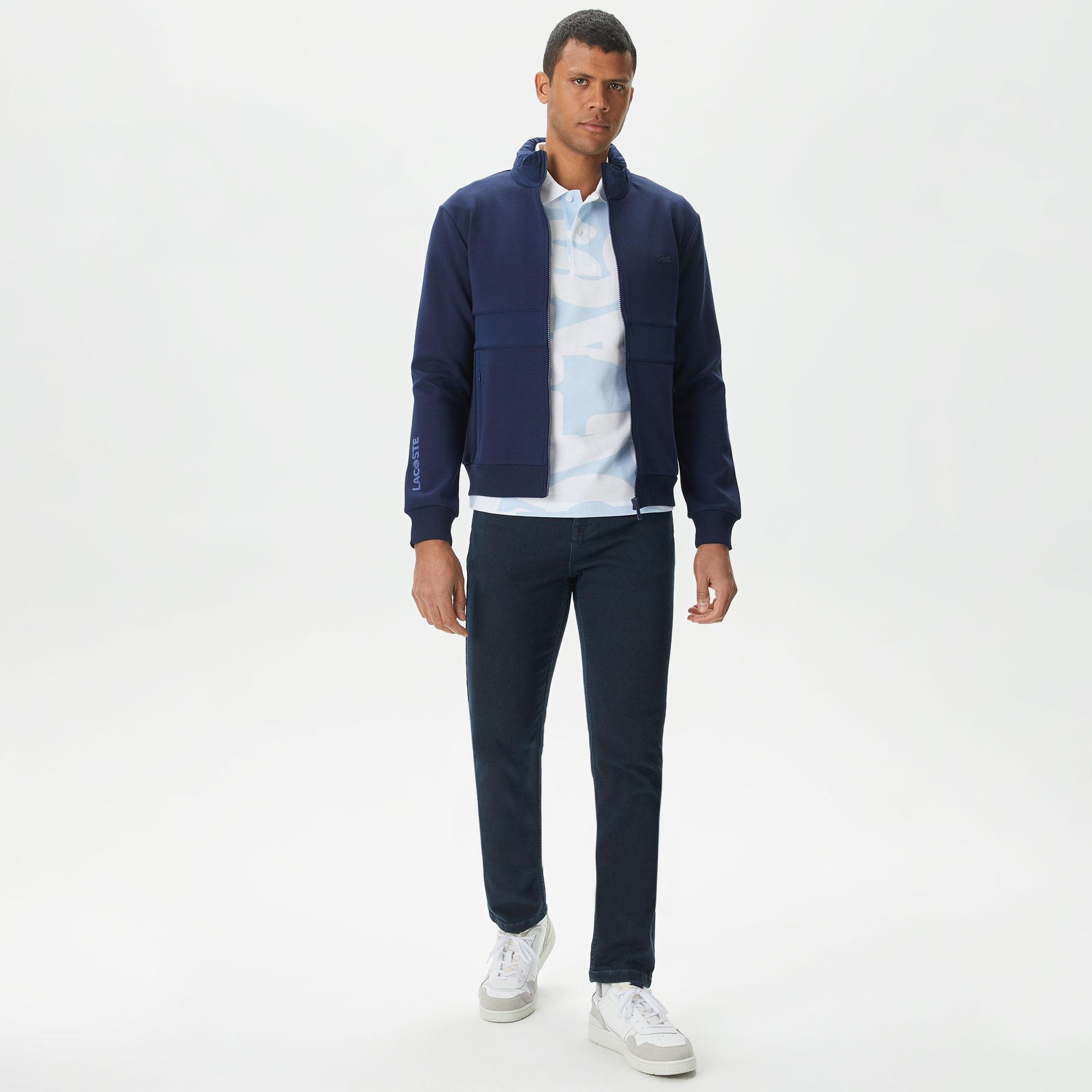 Erkek Regular Fit Kapüşonlu Lacivert Sweatshirt
