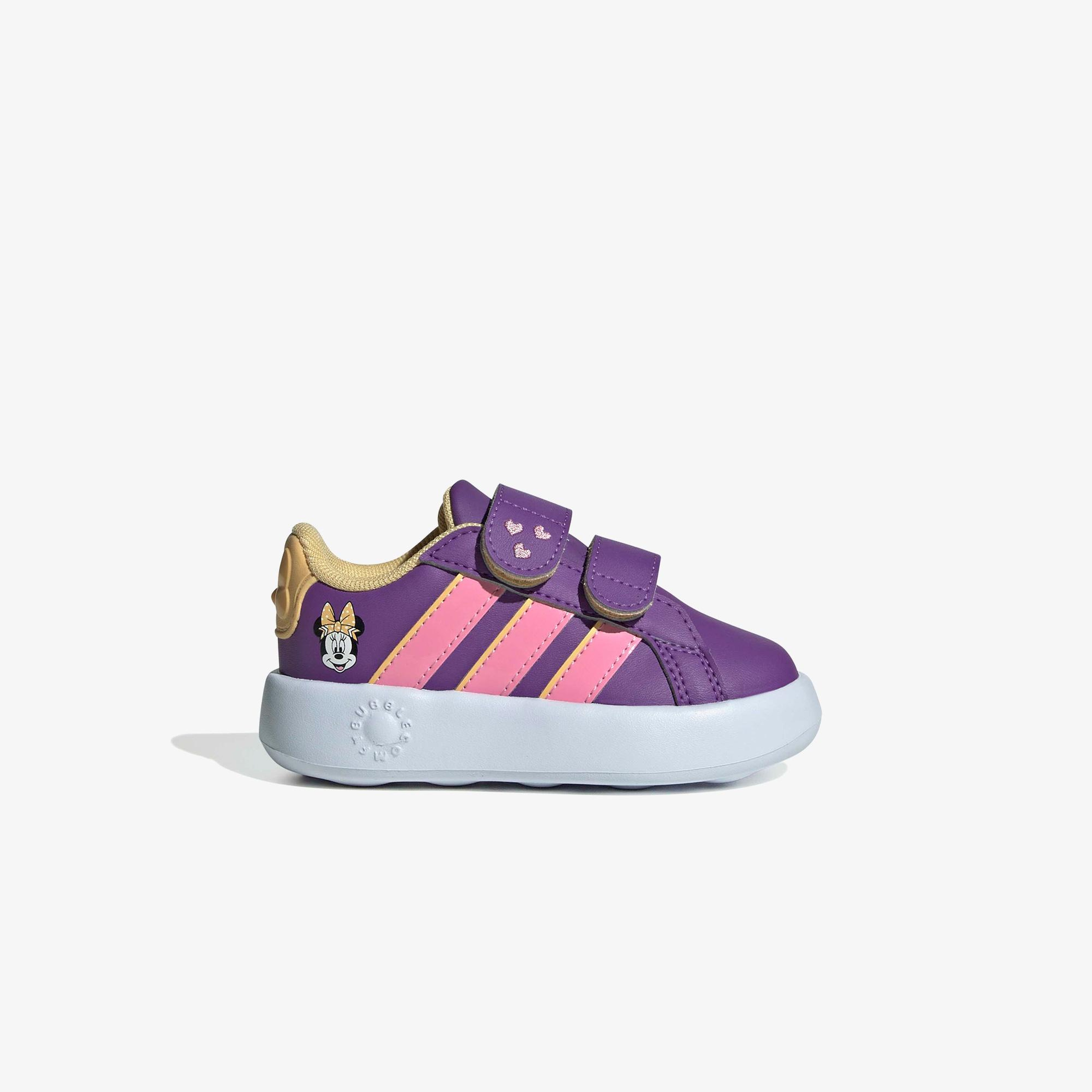 adidas Grand Court Minnie Comfort Çocuk Mor Spor Ayakkabı