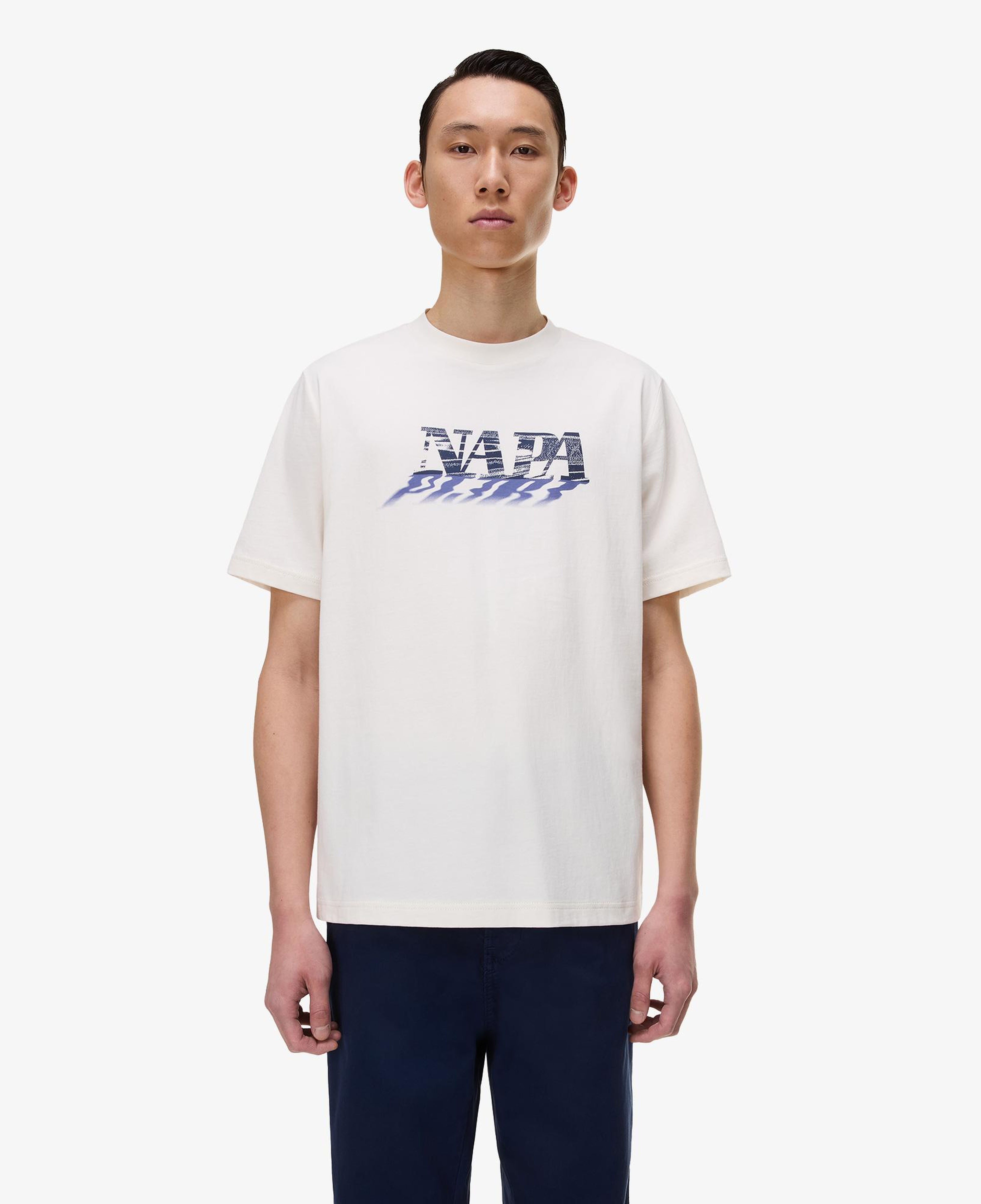 Napapijri S-Lodestar Erkek Beyaz T-Shirt