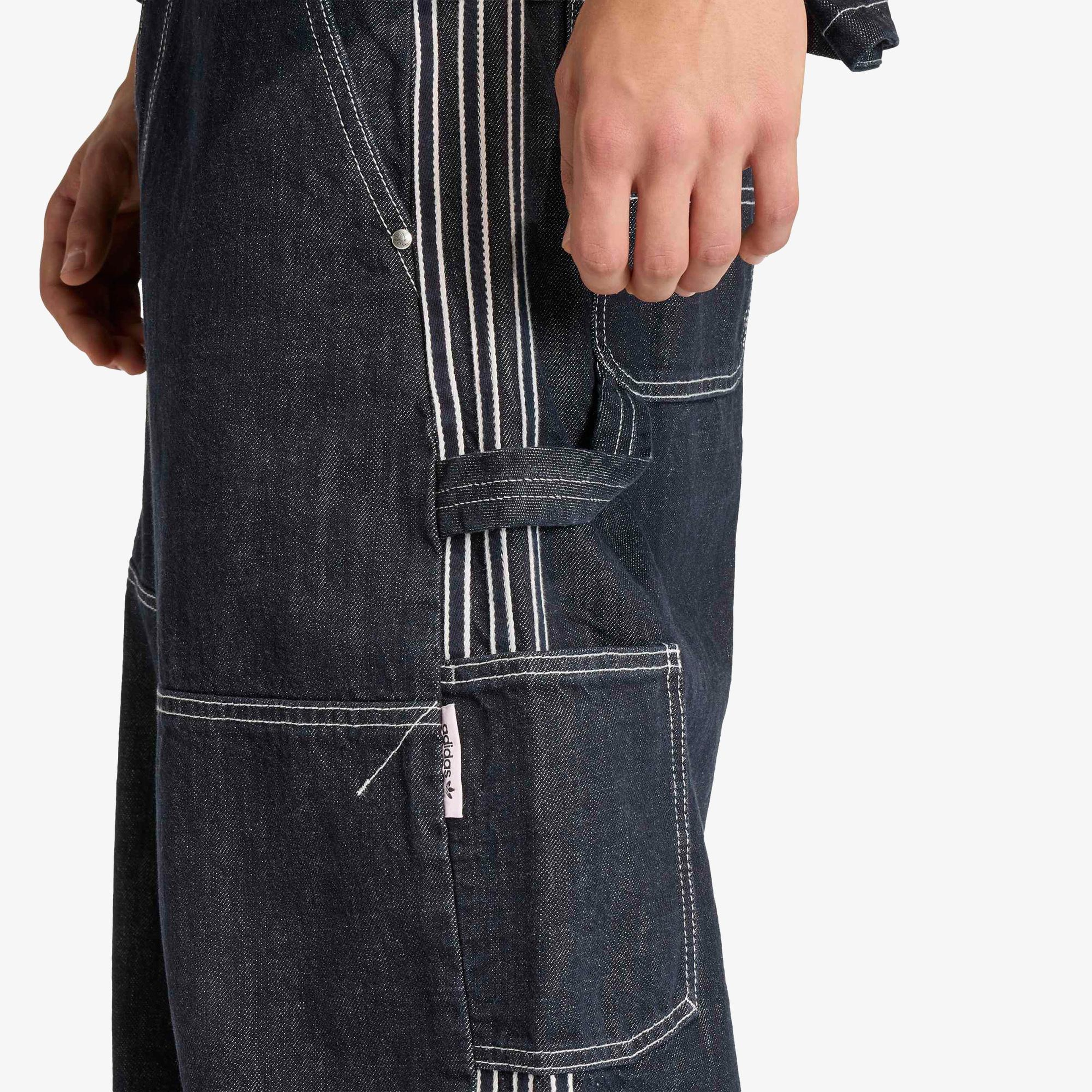 adidas Denim Workpant Erkek Mavi Eşofman Altı