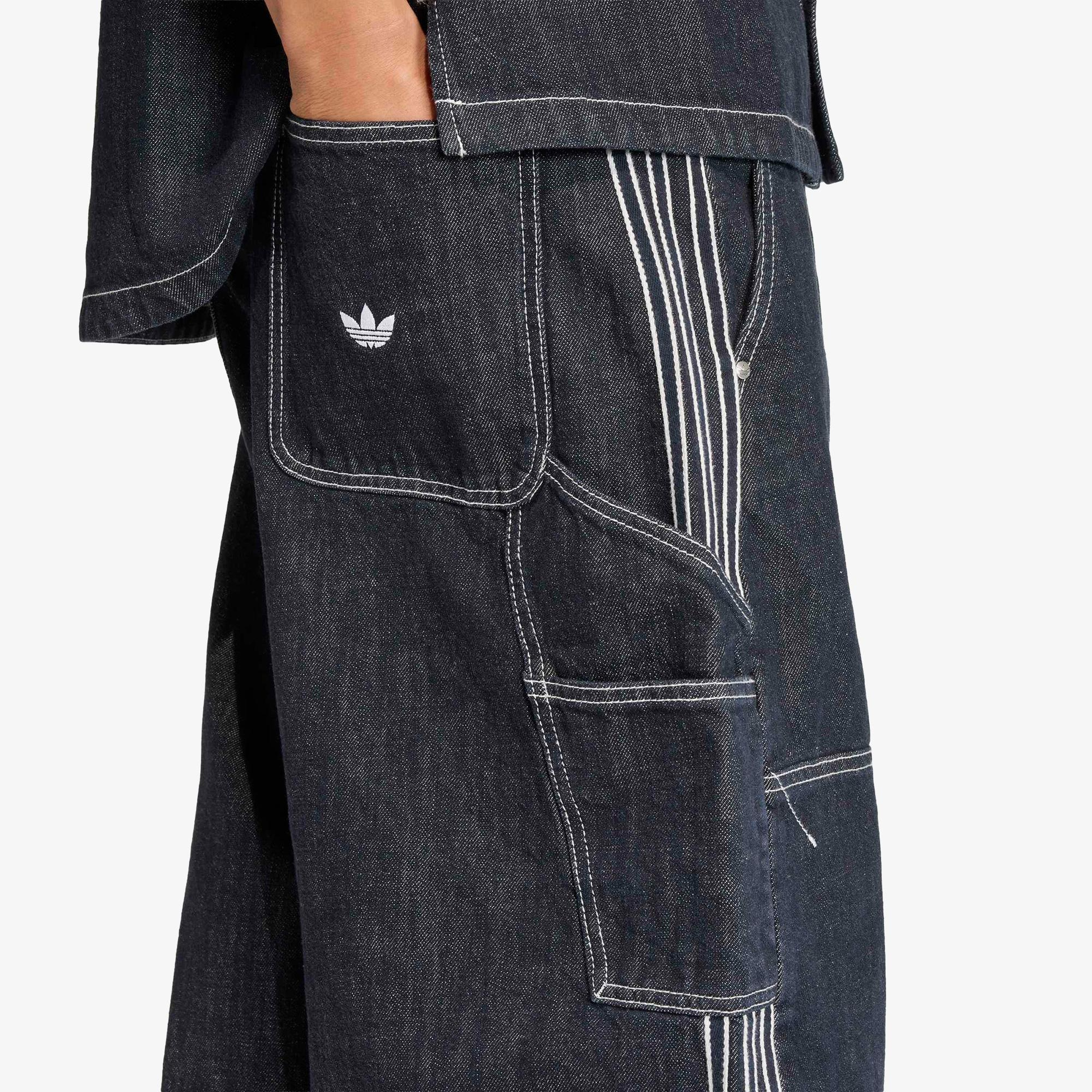 adidas Denim Workpant Erkek Mavi Eşofman Altı