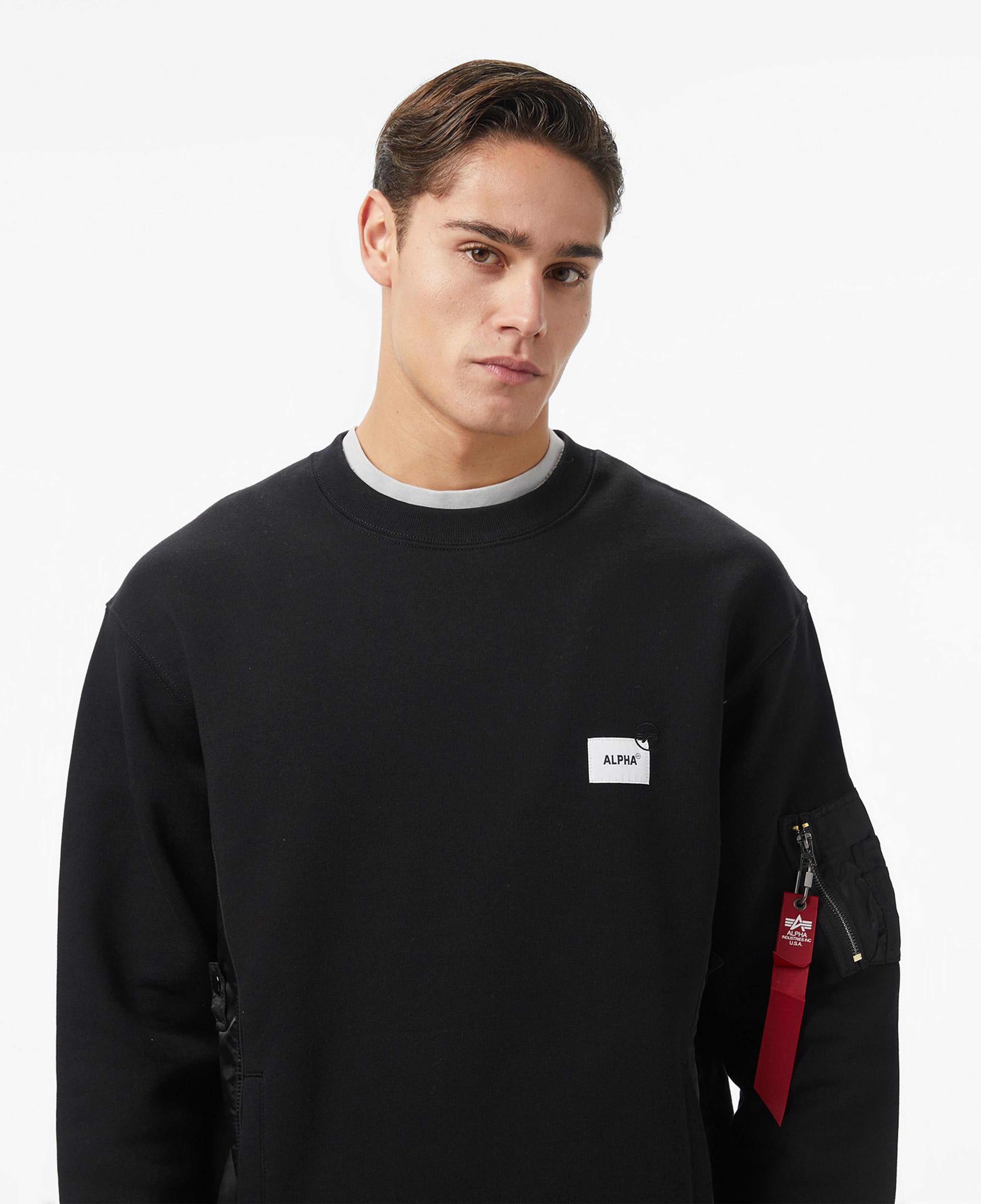 Alpha Industries Military Erkek Siyah Sweatshirt
