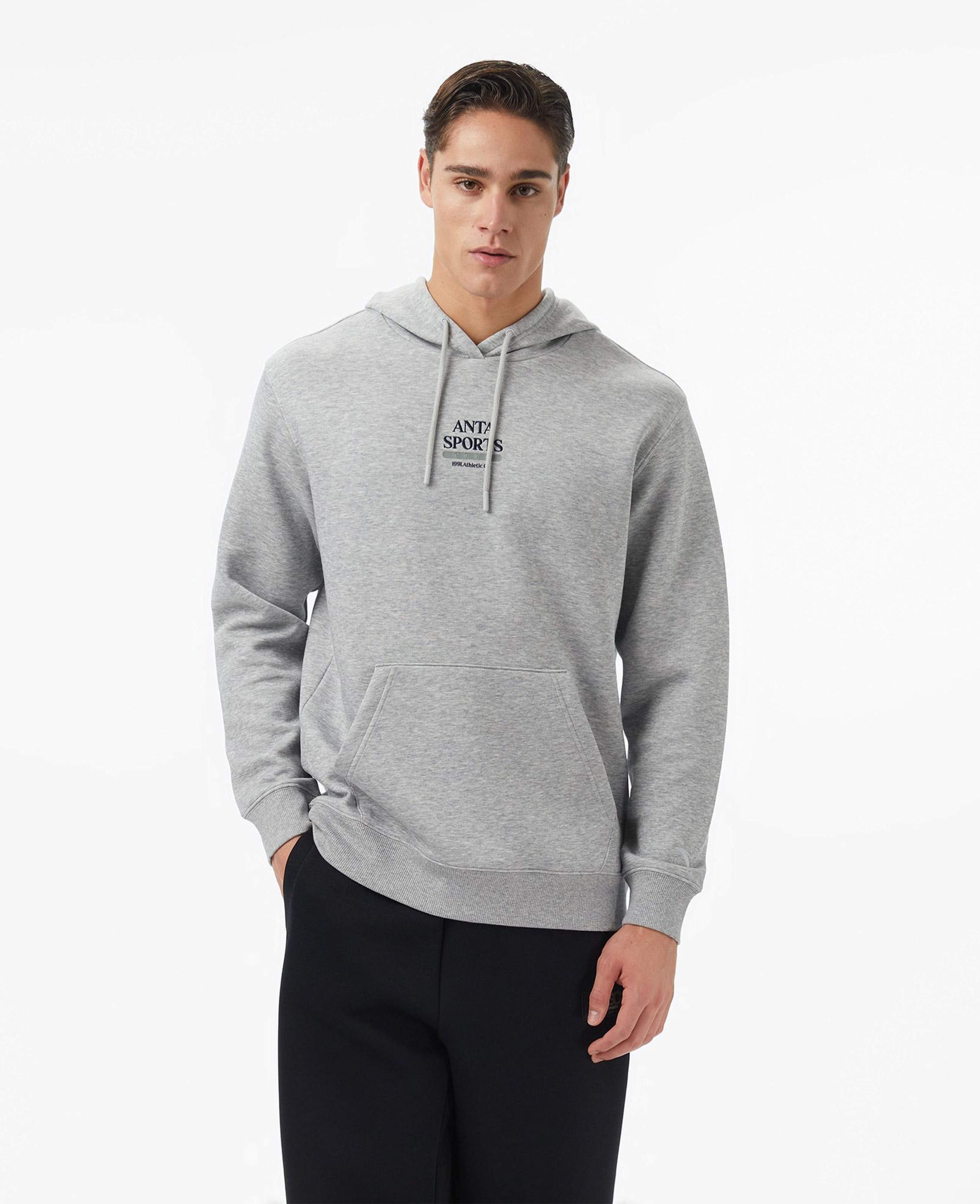 Anta Beach Party Erkek Gri Sweatshirt