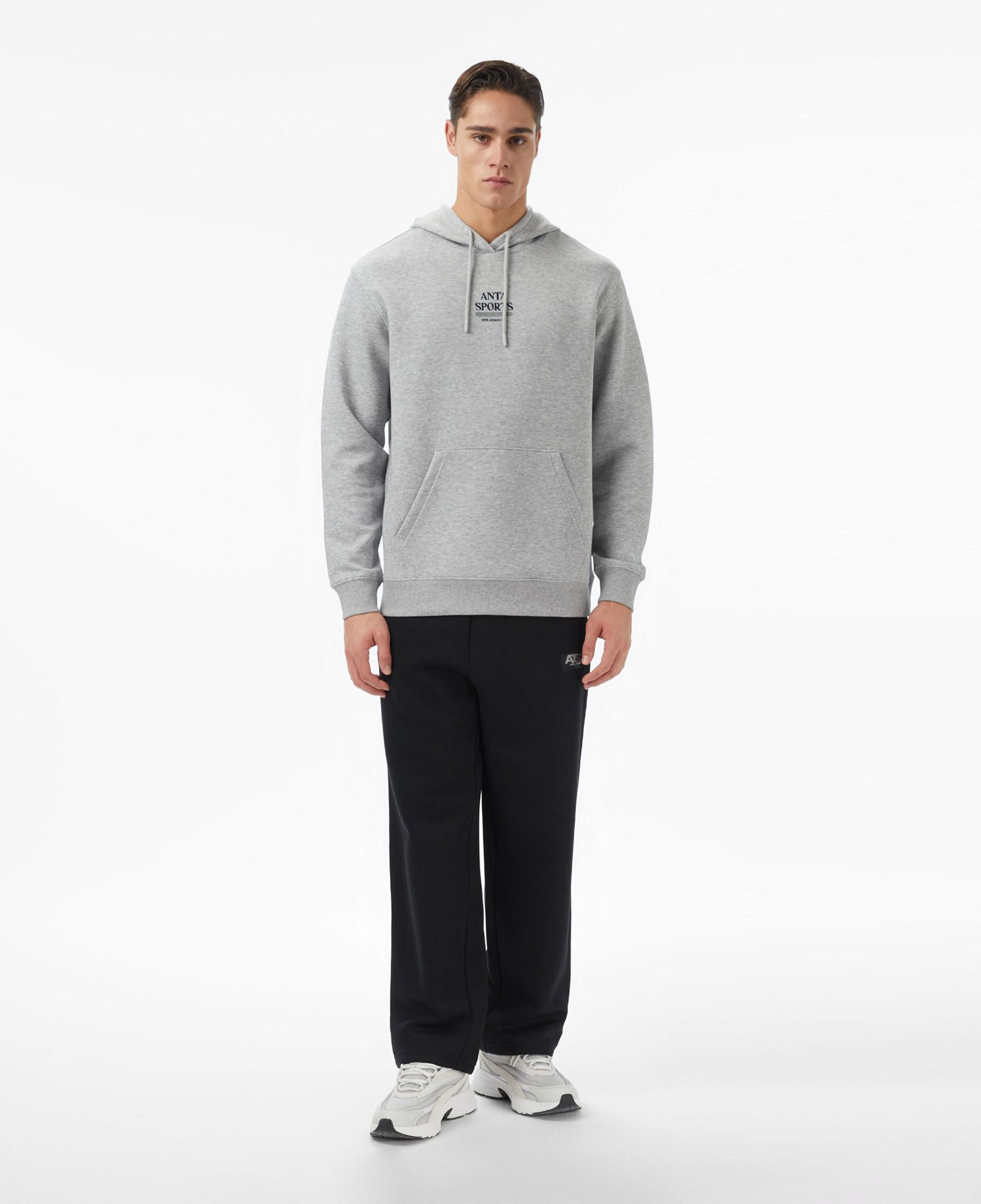 Anta Beach Party Erkek Gri Sweatshirt