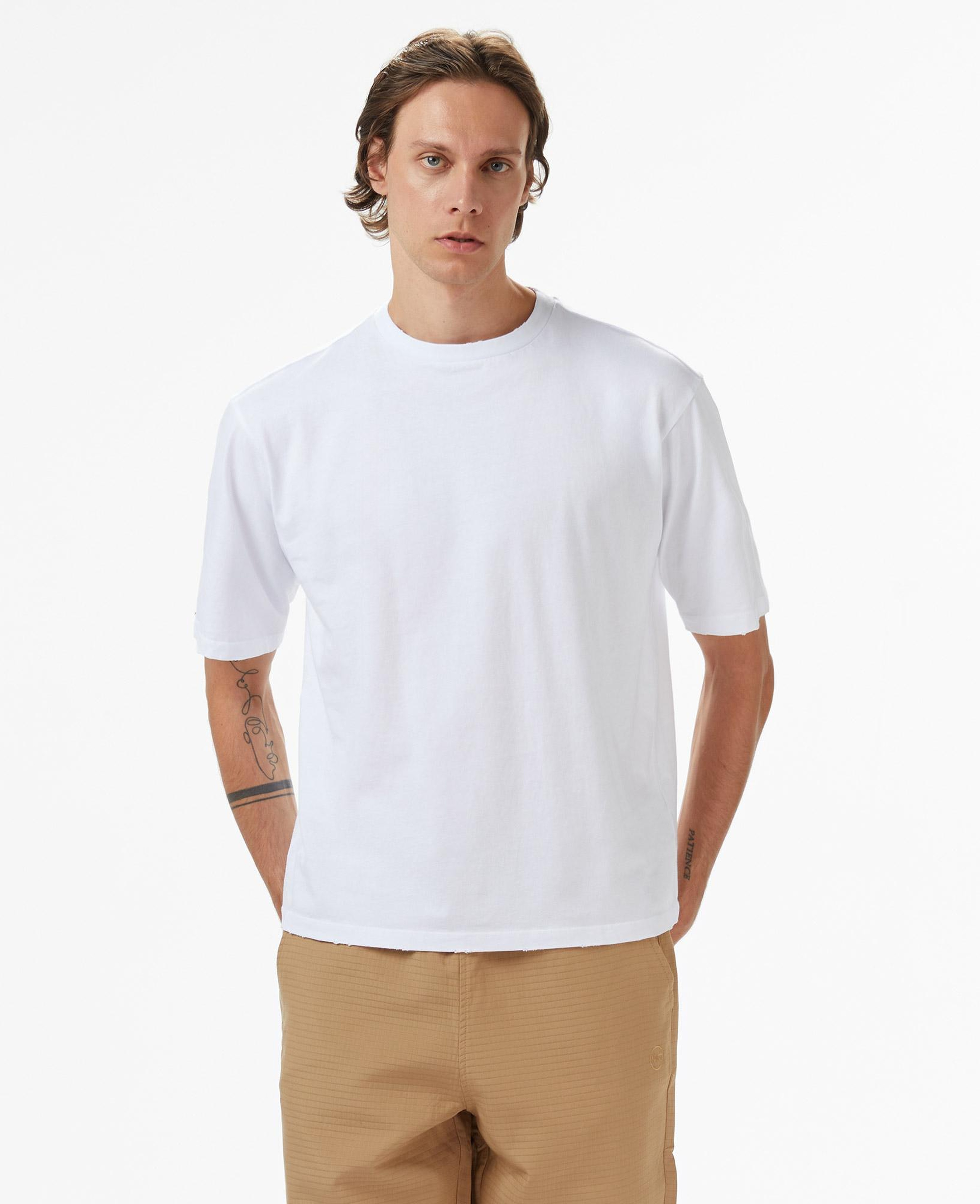 UNITED4 Erkek Beyaz T-Shirt