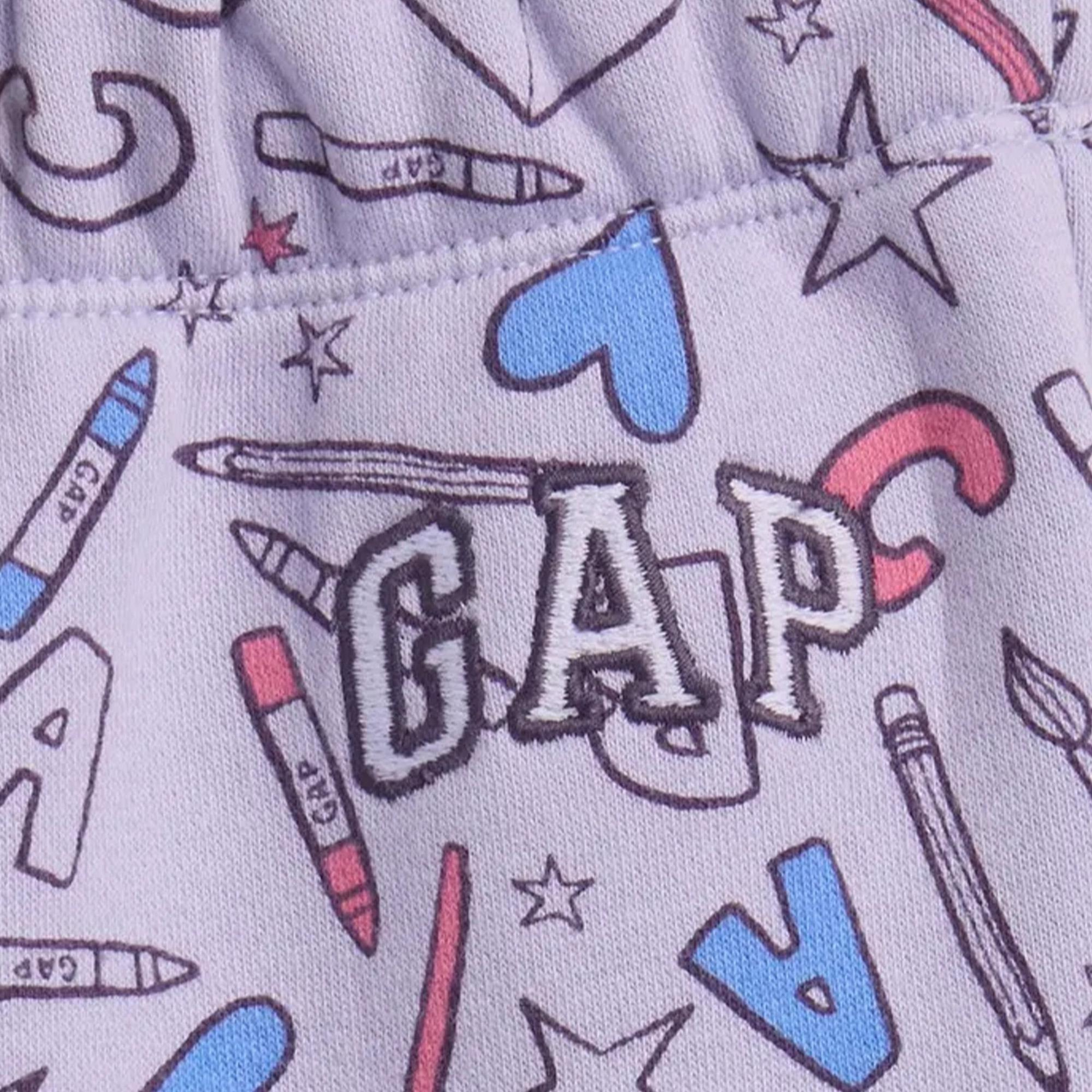 Gap V-Logo Çocuk Pembe Eşofman Altı