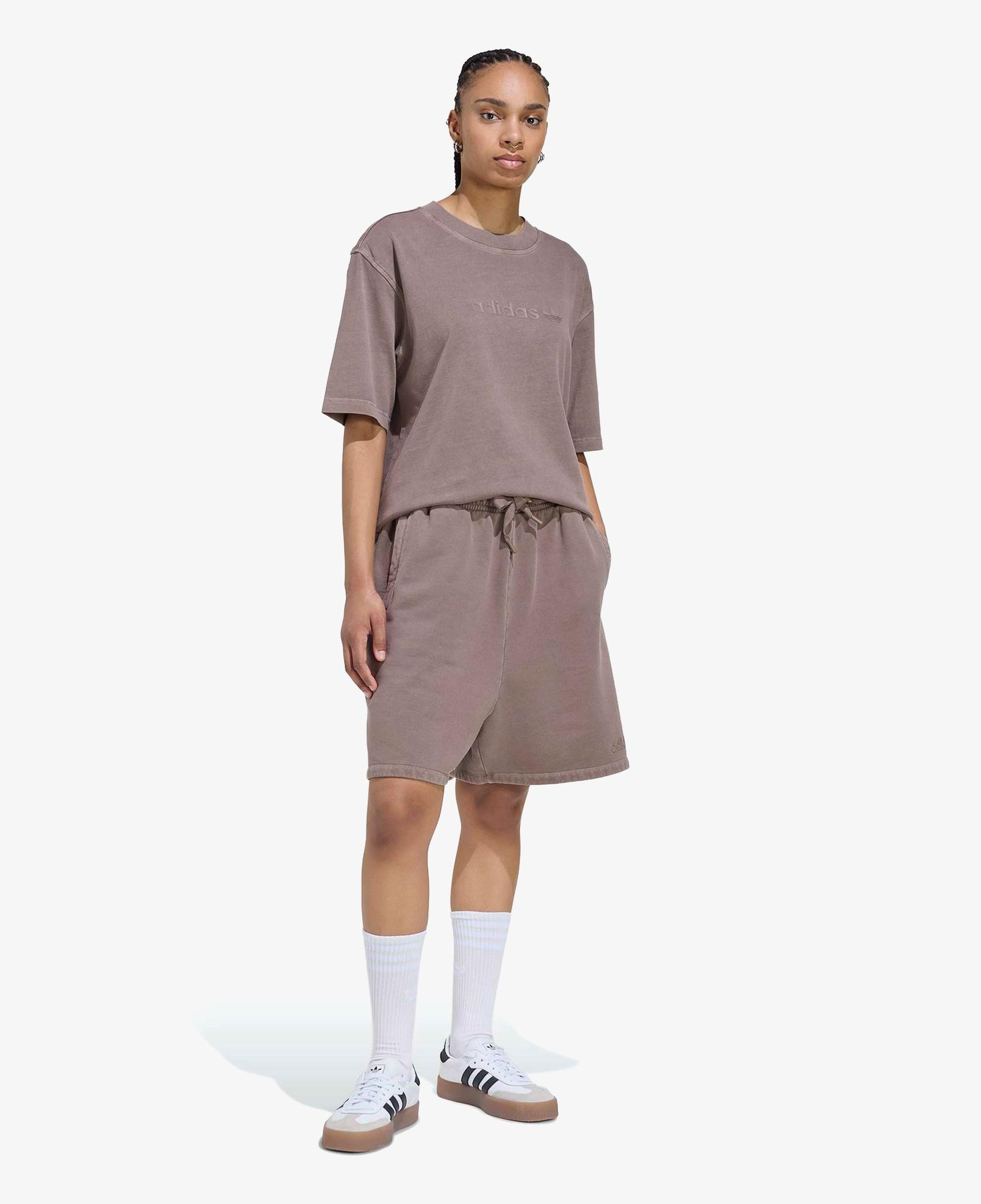 adidas Essential Kadın Kahverengi T-Shirt