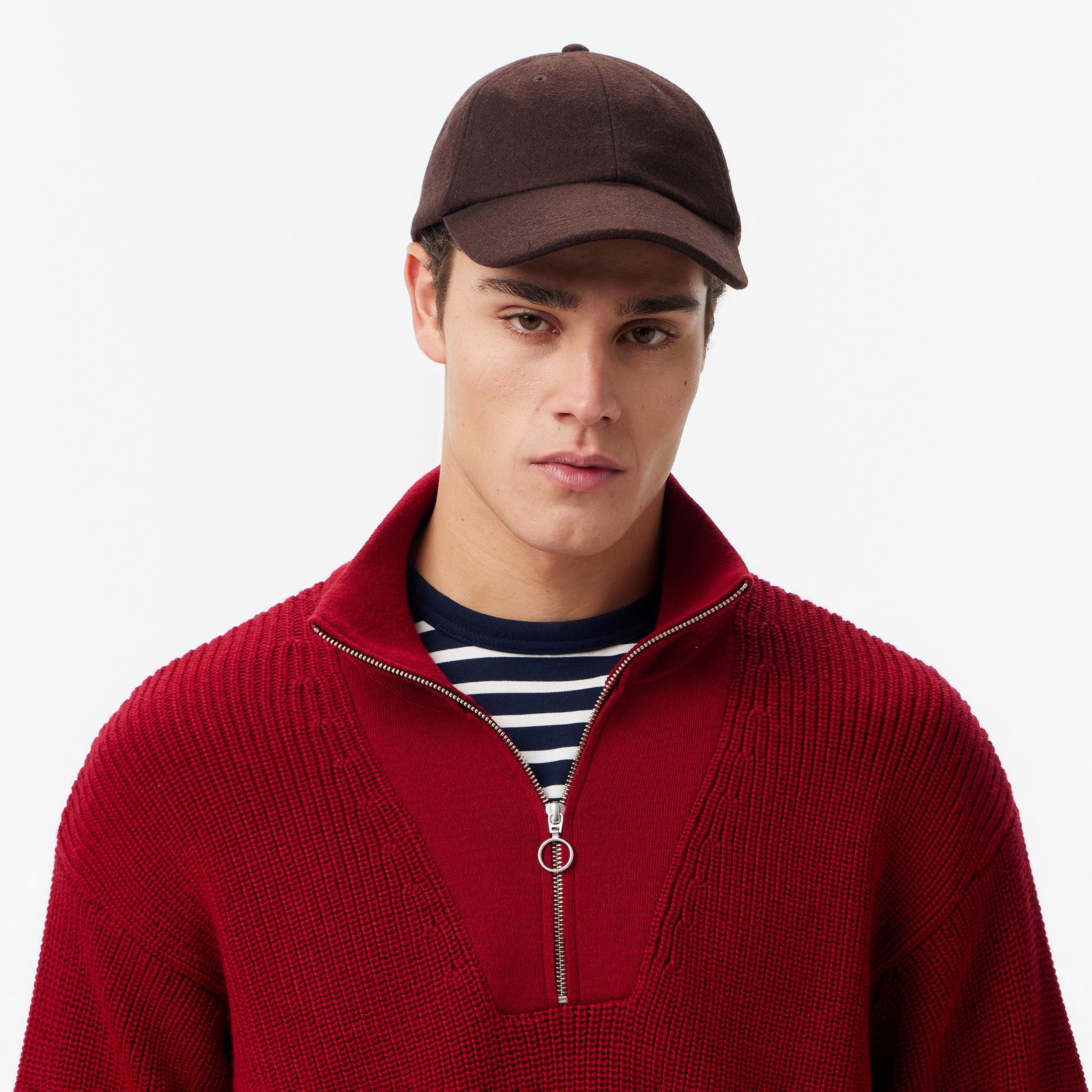 Les Benjamins Regular Fit Erkek Kırmızı Sweatshirt