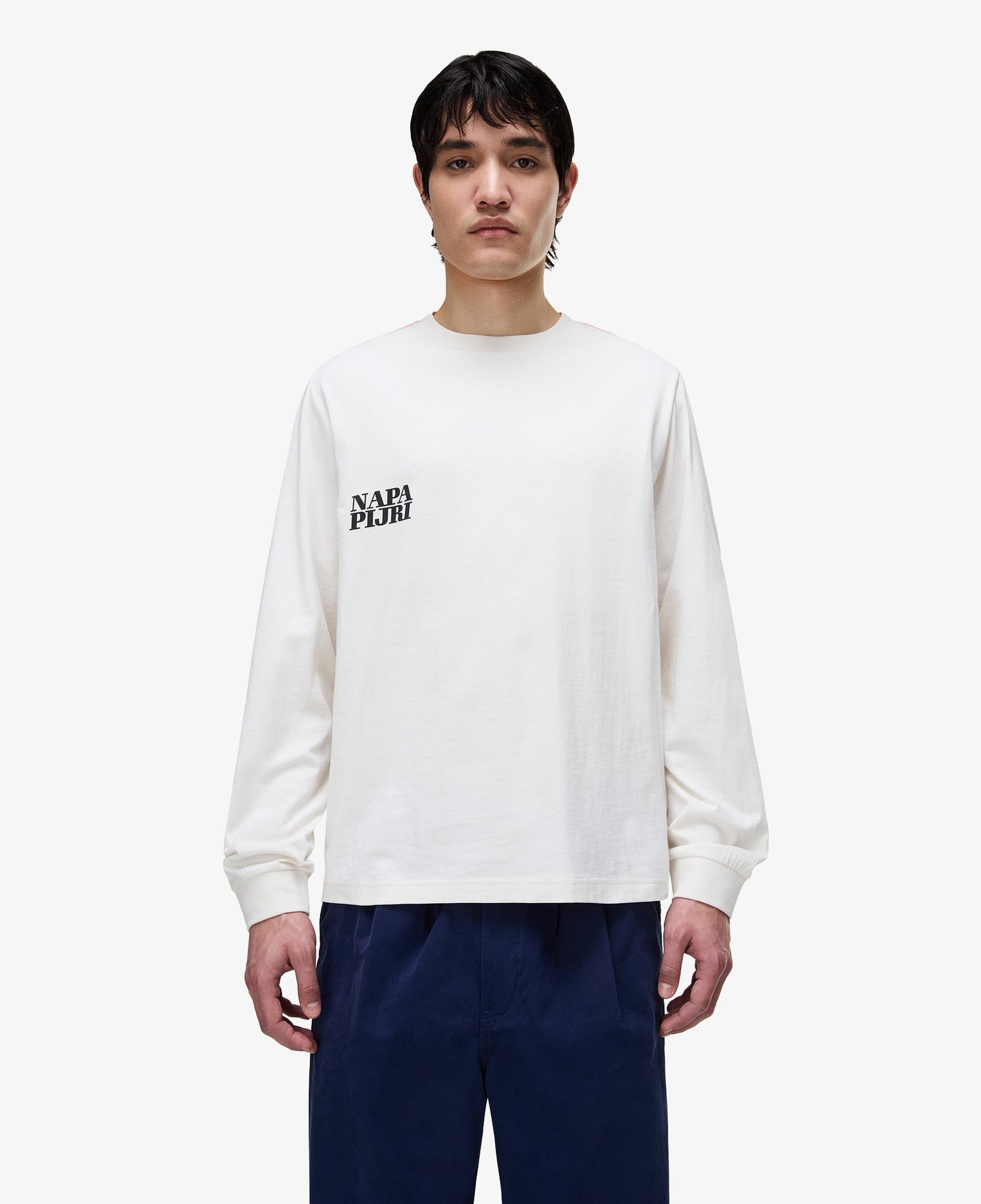 Napapijri S-Lodestar Erkek Beyaz T-Shirt