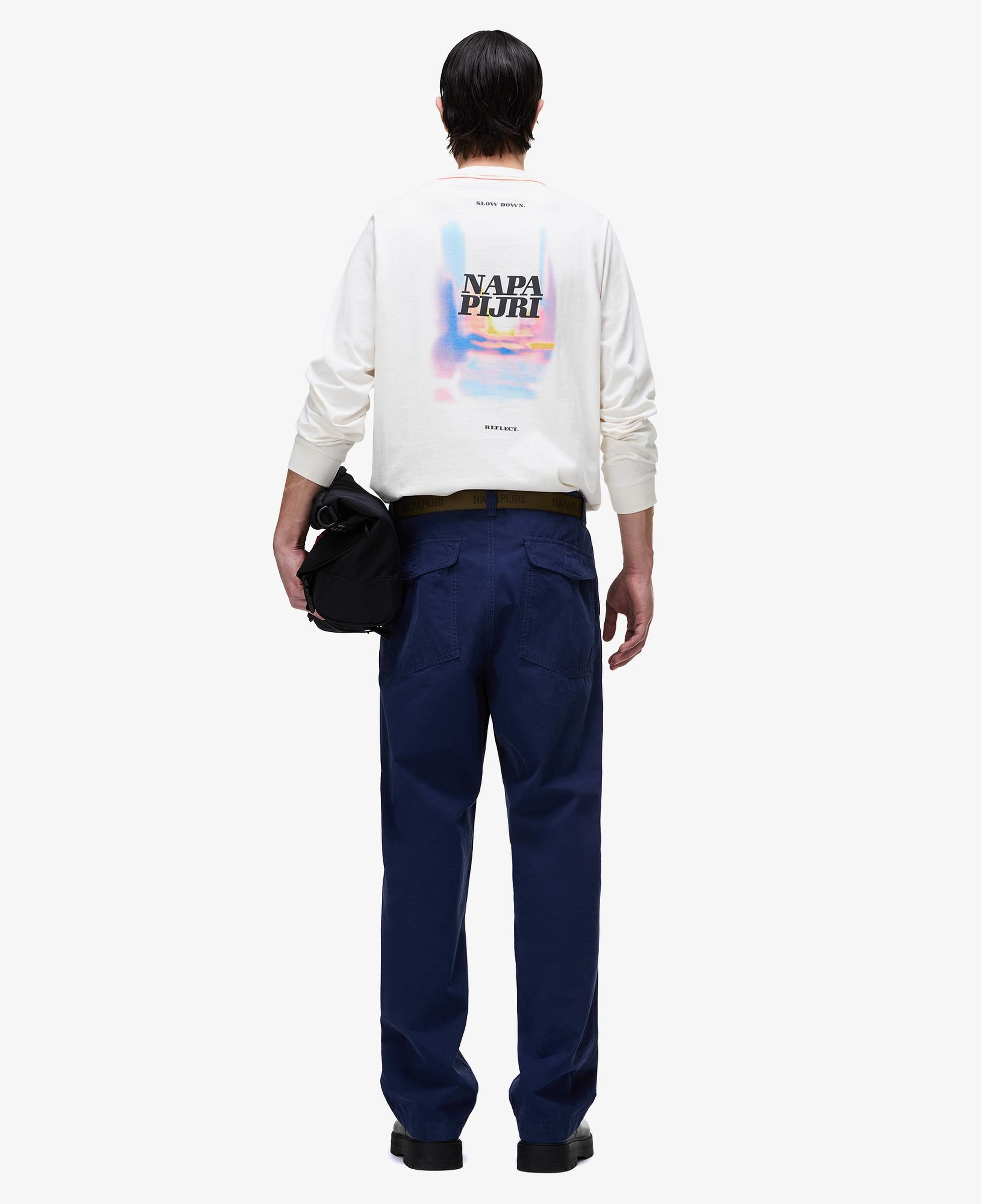 Napapijri S-Lodestar Erkek Beyaz T-Shirt
