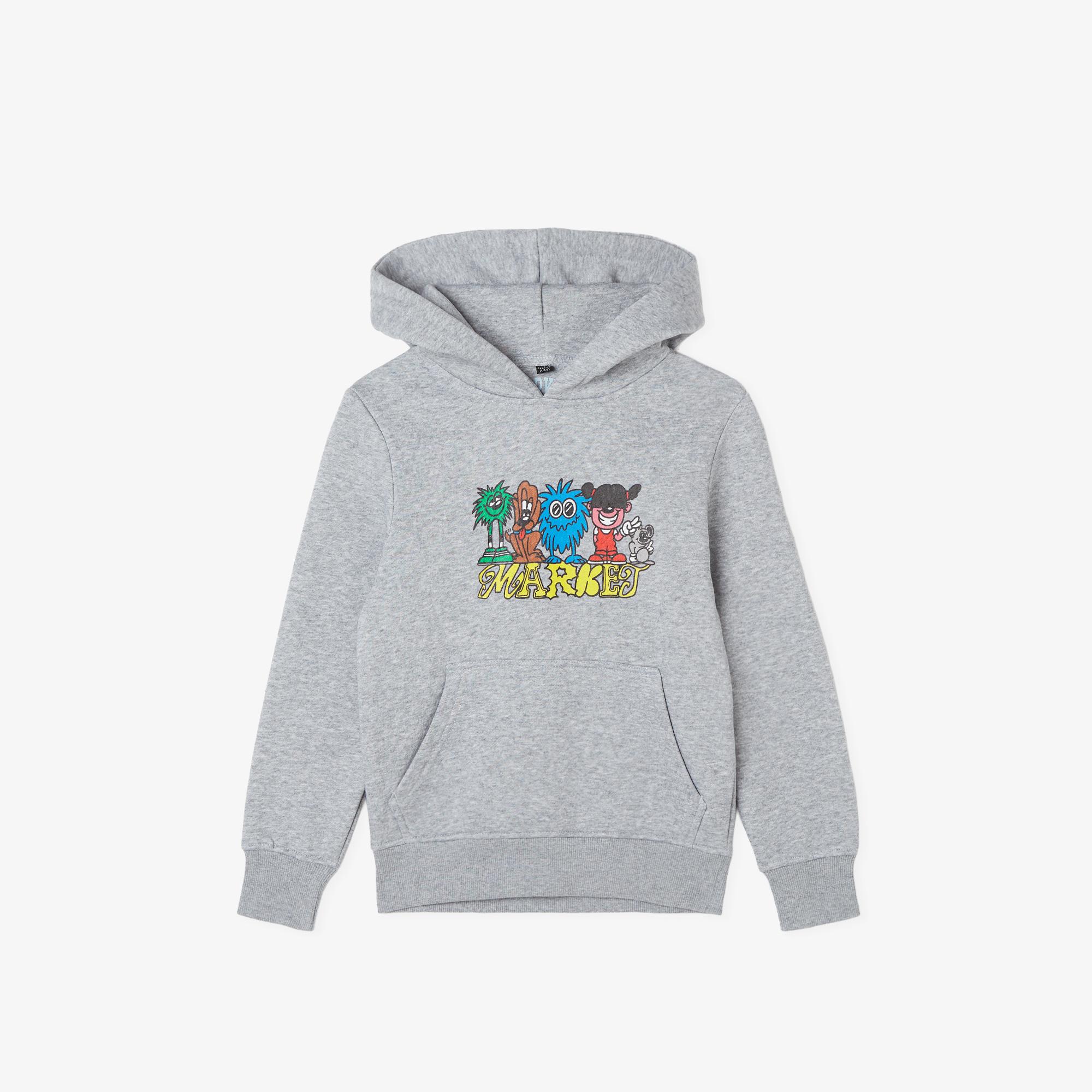 Market My Squad Çocuk Gri Hoodie