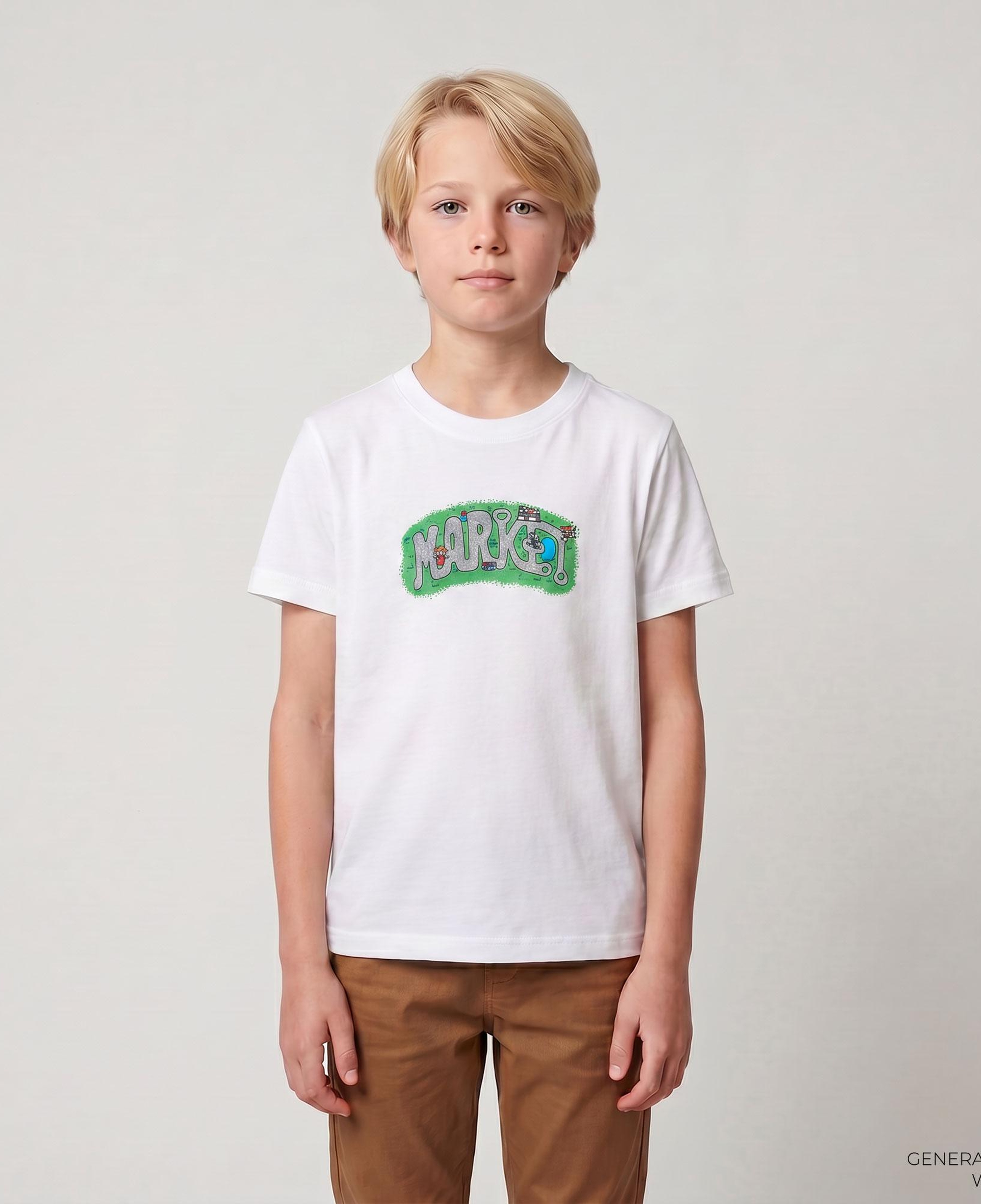 Market City Streets Beyaz T-Shirt