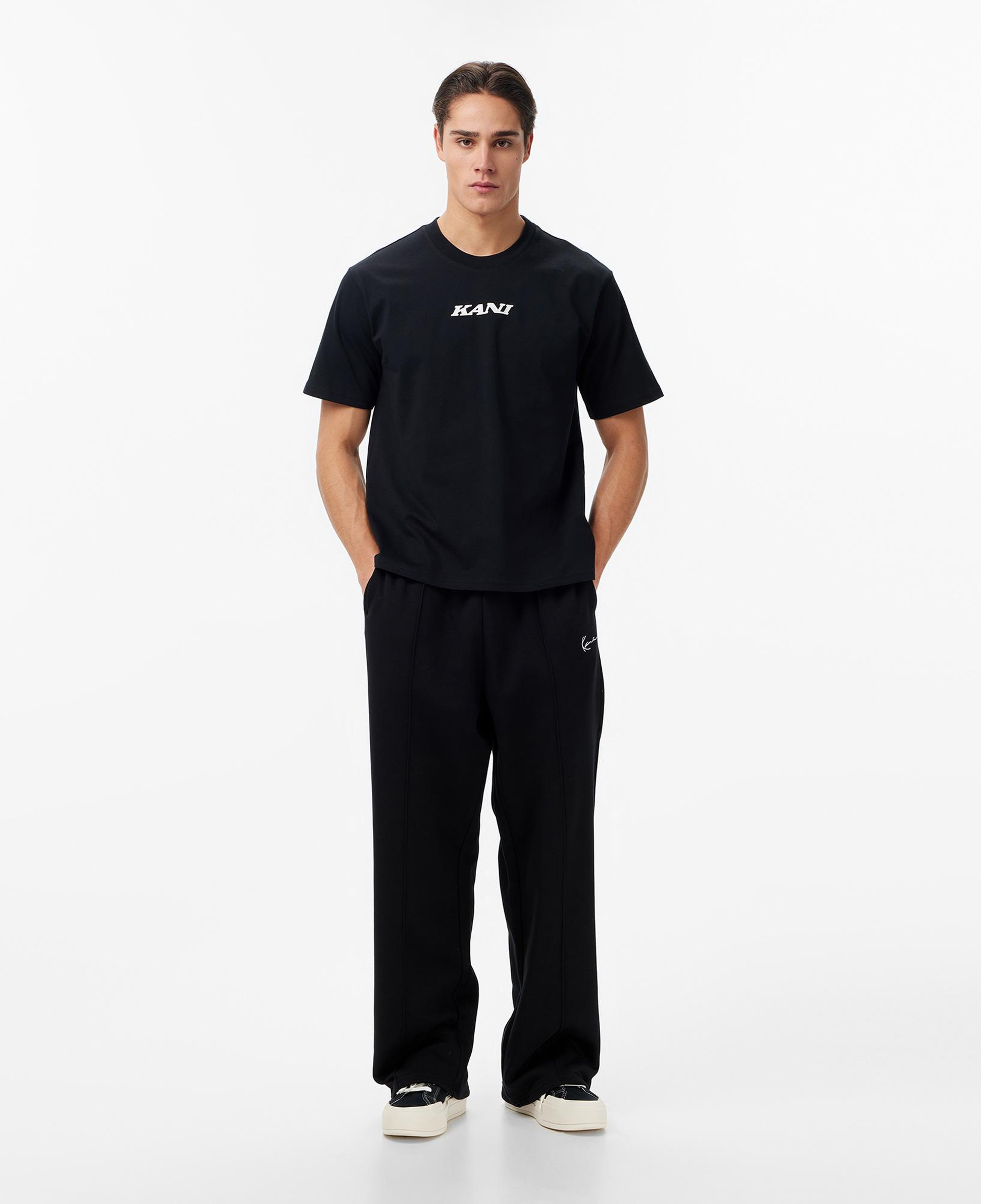 Karl Kani Retro Patch Print Erkek Siyah T-Shirt