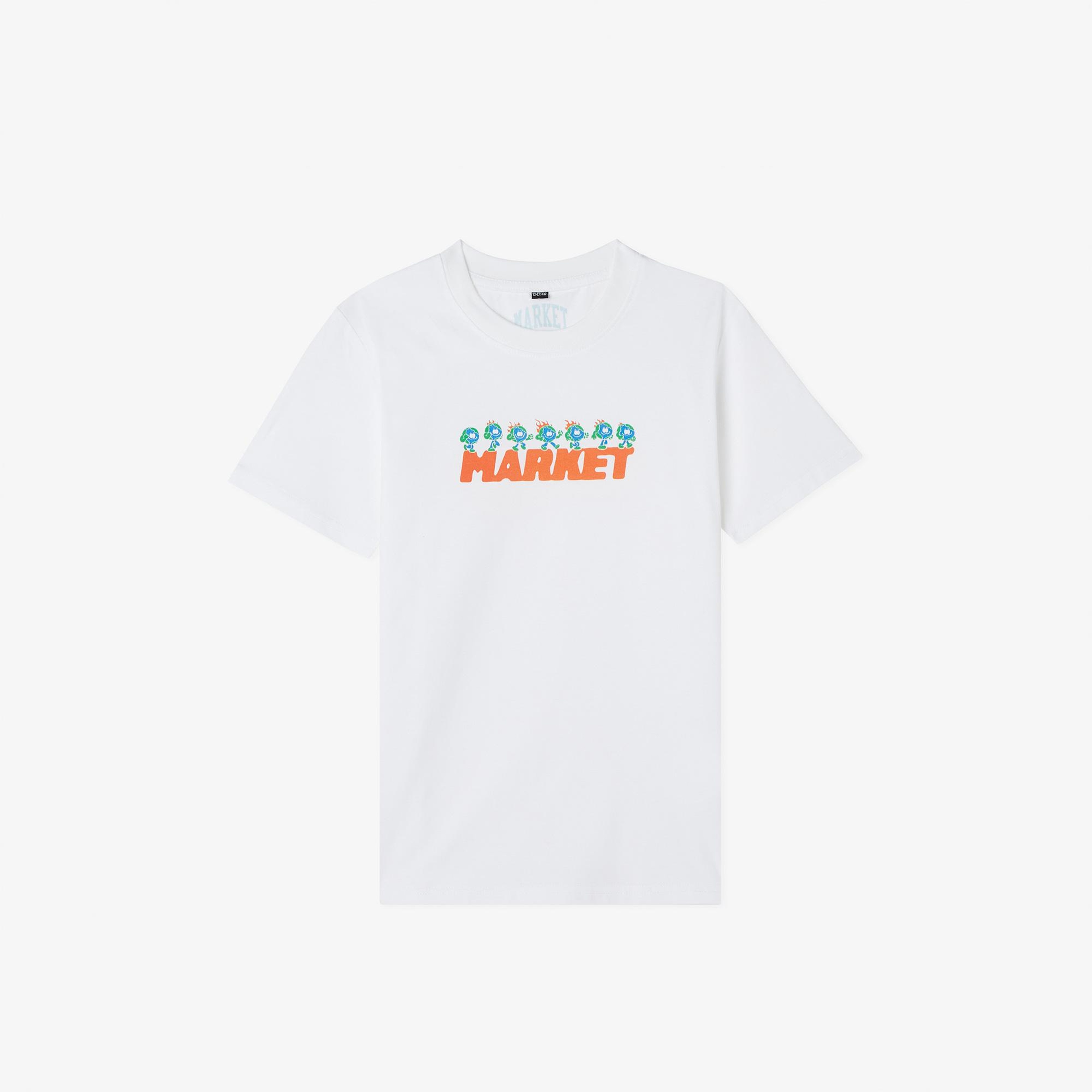 Market Fire Frolic Beyaz T-Shirt
