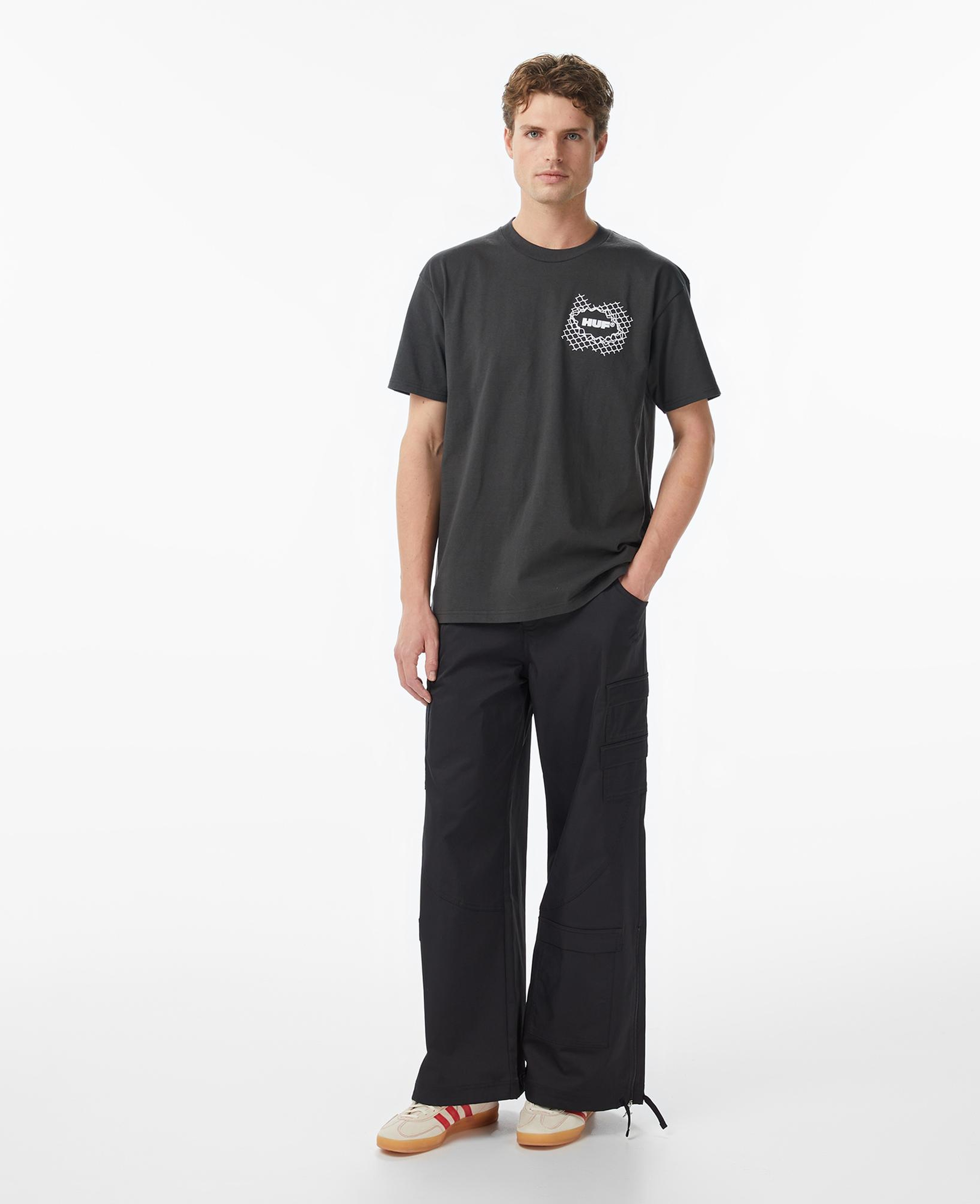 Huf 4 The Dawgs Erkek Siyah T-Shirt