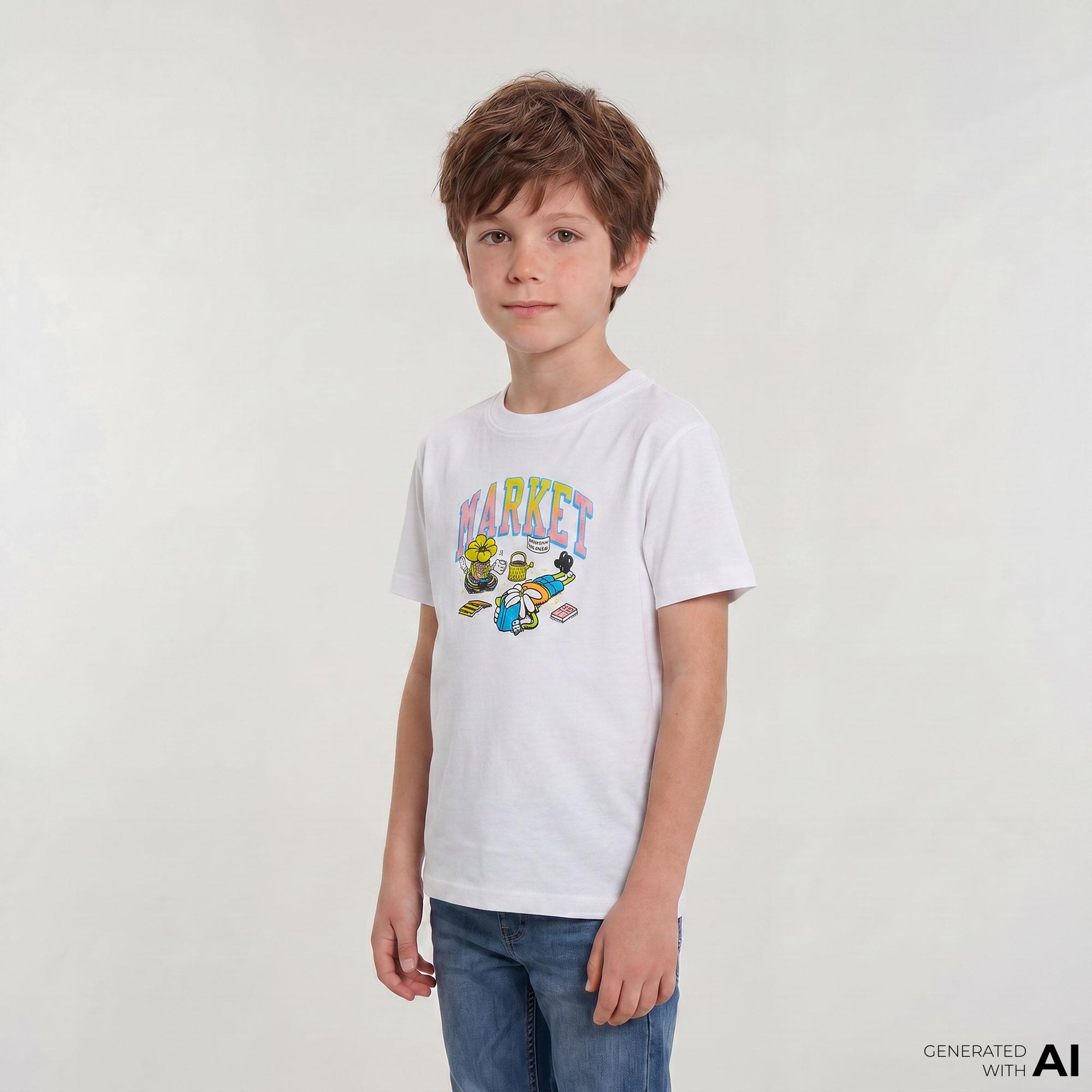 Market Seeds Of Tomorrow Çocuk Beyaz T-Shirt