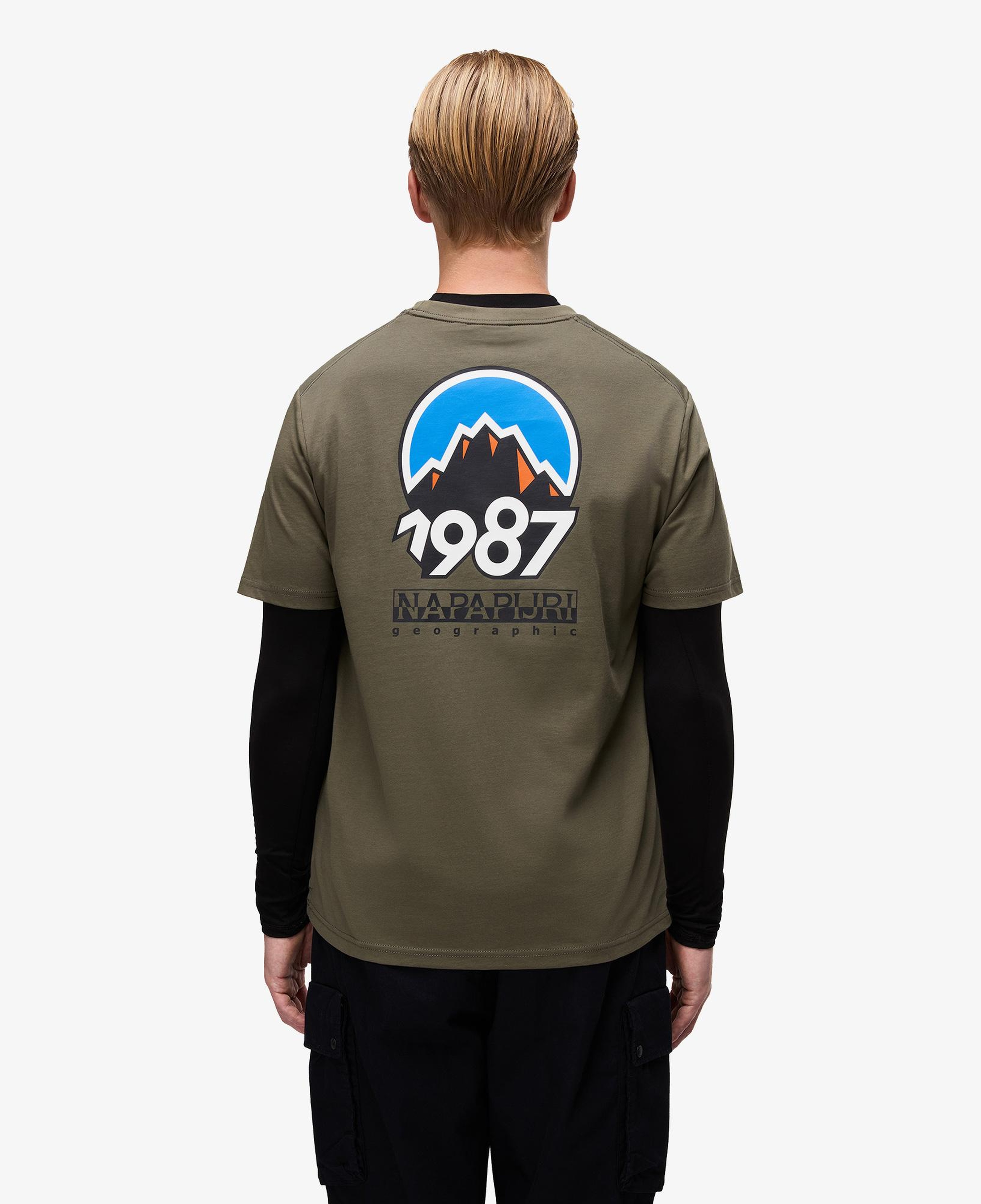 Napapijri S-Montepiana Erkek Yeşil T-Shirt