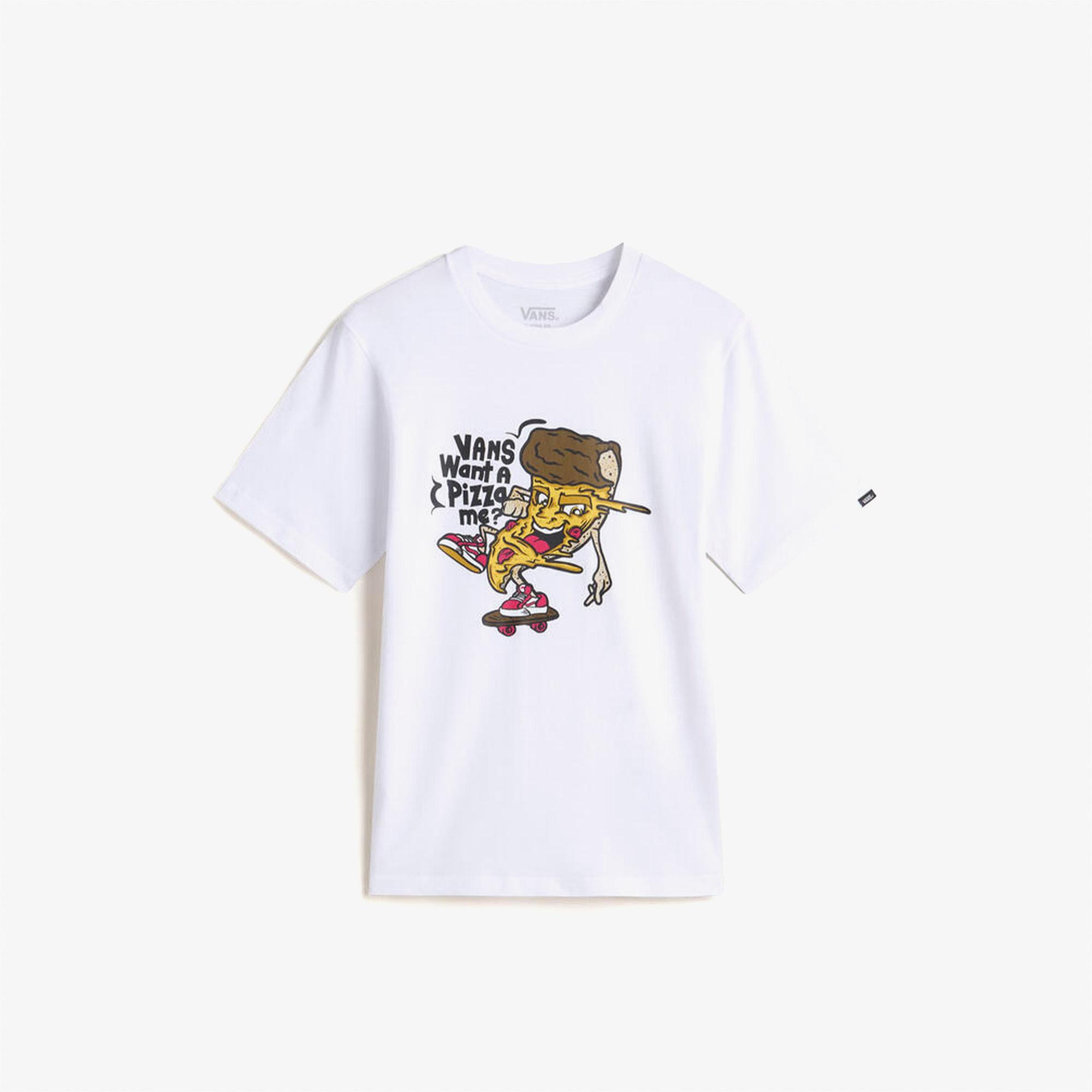 Vans Pizza Me Ss Çocuk Beyaz T-Shirt