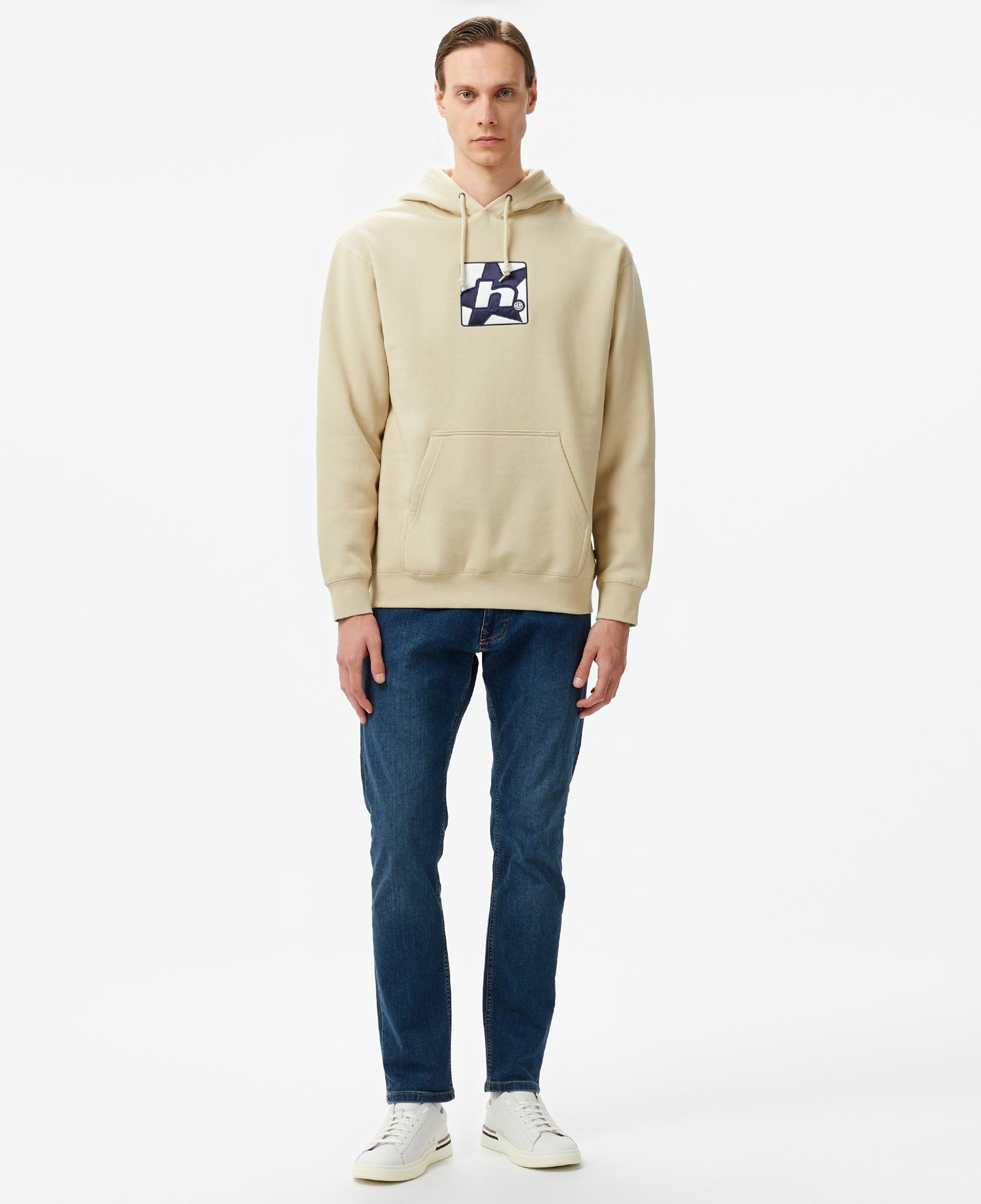 Huf Star P/O Erkek Gri Hoodie