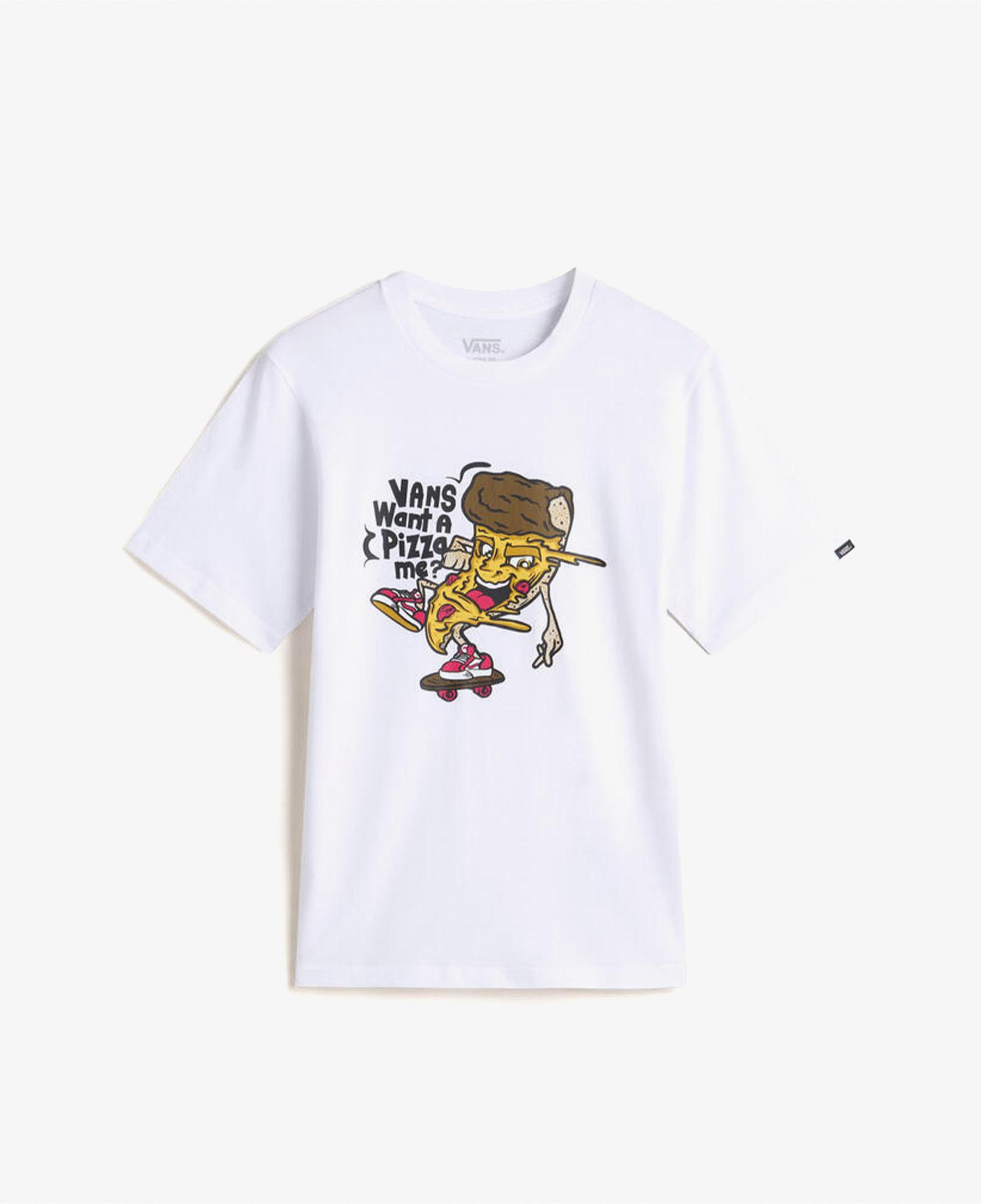 Vans Pizza Me Ss Çocuk Beyaz T-Shirt