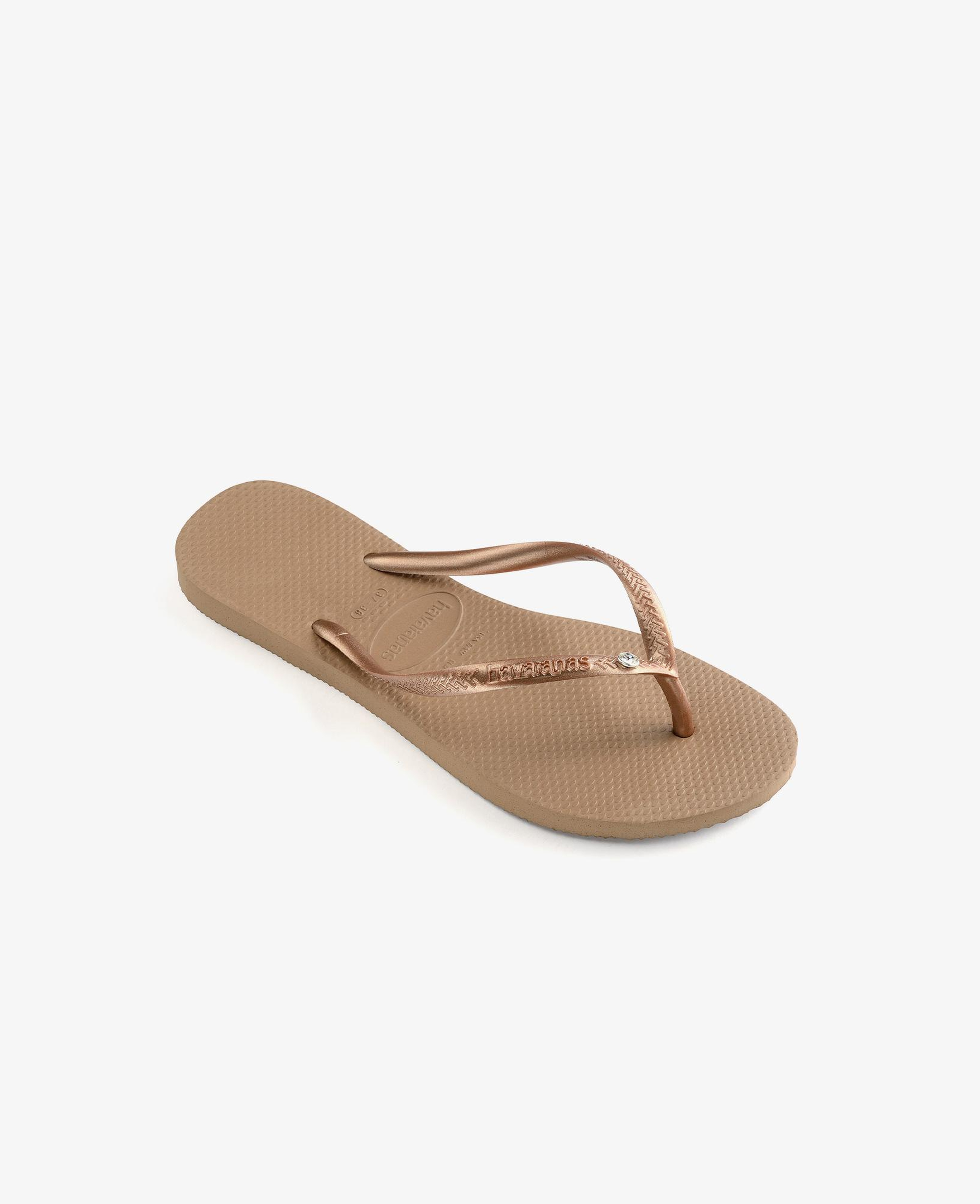 Havaianas Slim Crystal Çocuk Kahverengi Terlik