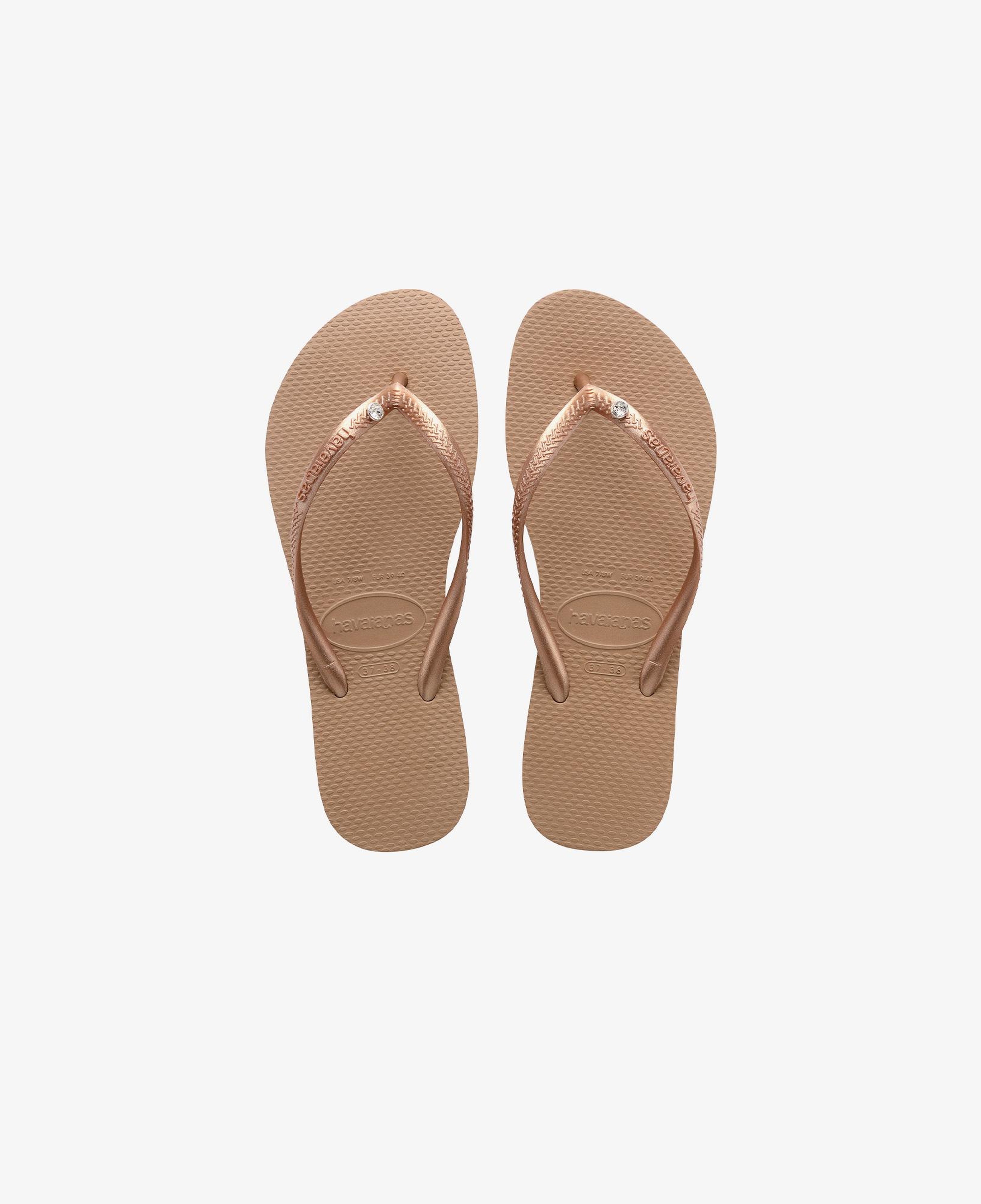 Havaianas Slim Crystal Çocuk Kahverengi Terlik