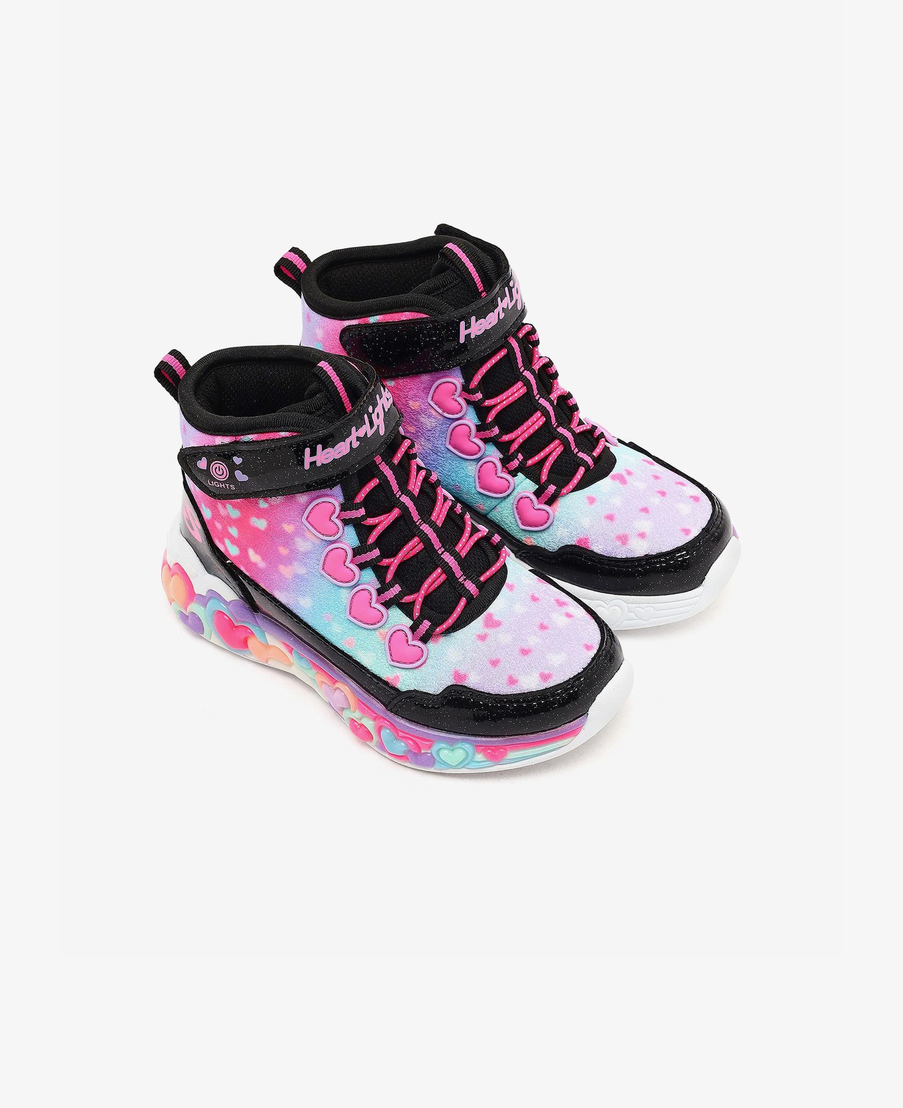 Skechers Eternal Heart Lights Çocuk Siyah Spor Ayakkabı