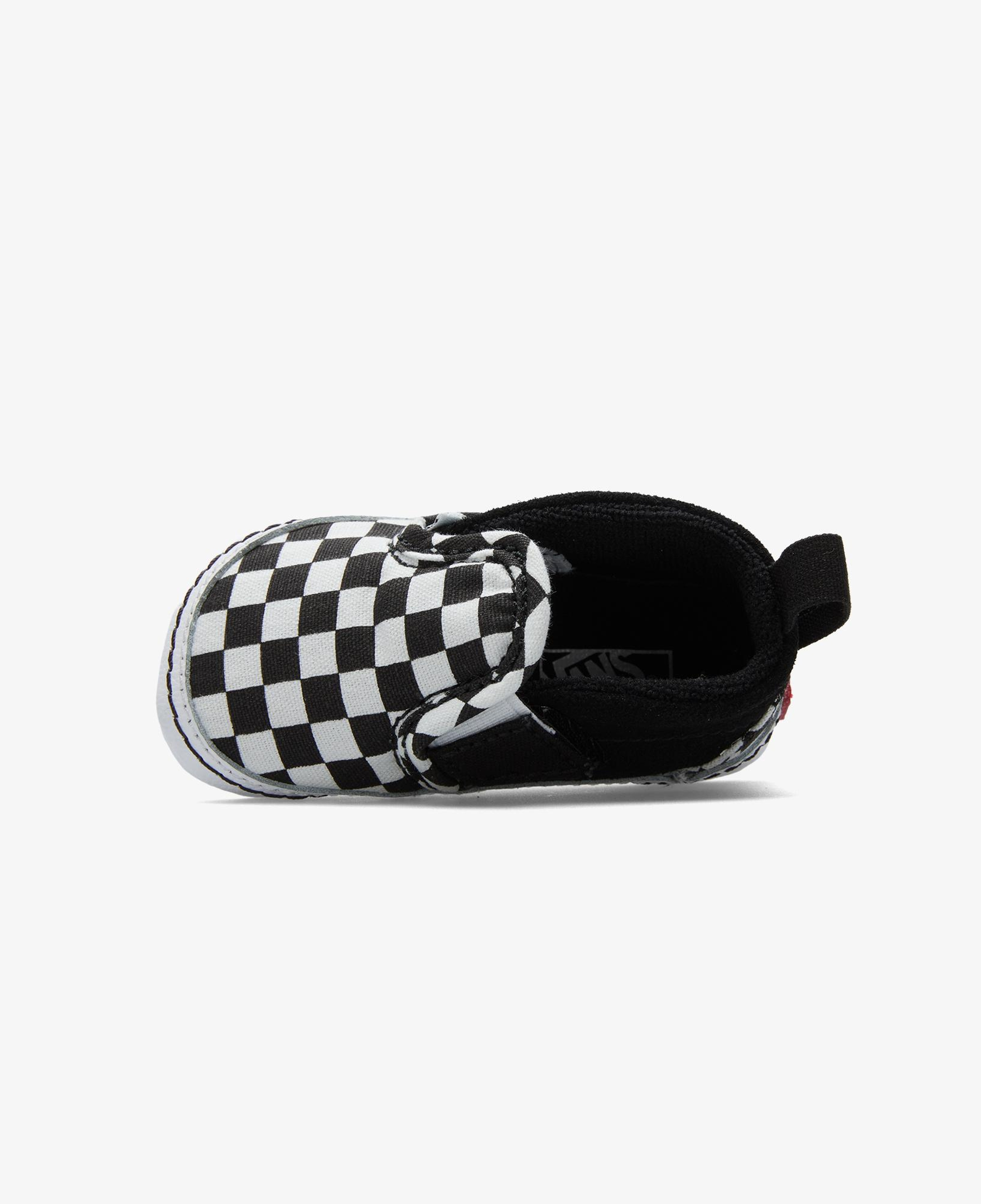 Vans Slip On V-Crib Checkered Bebek Beyaz Spor Ayakkabı
