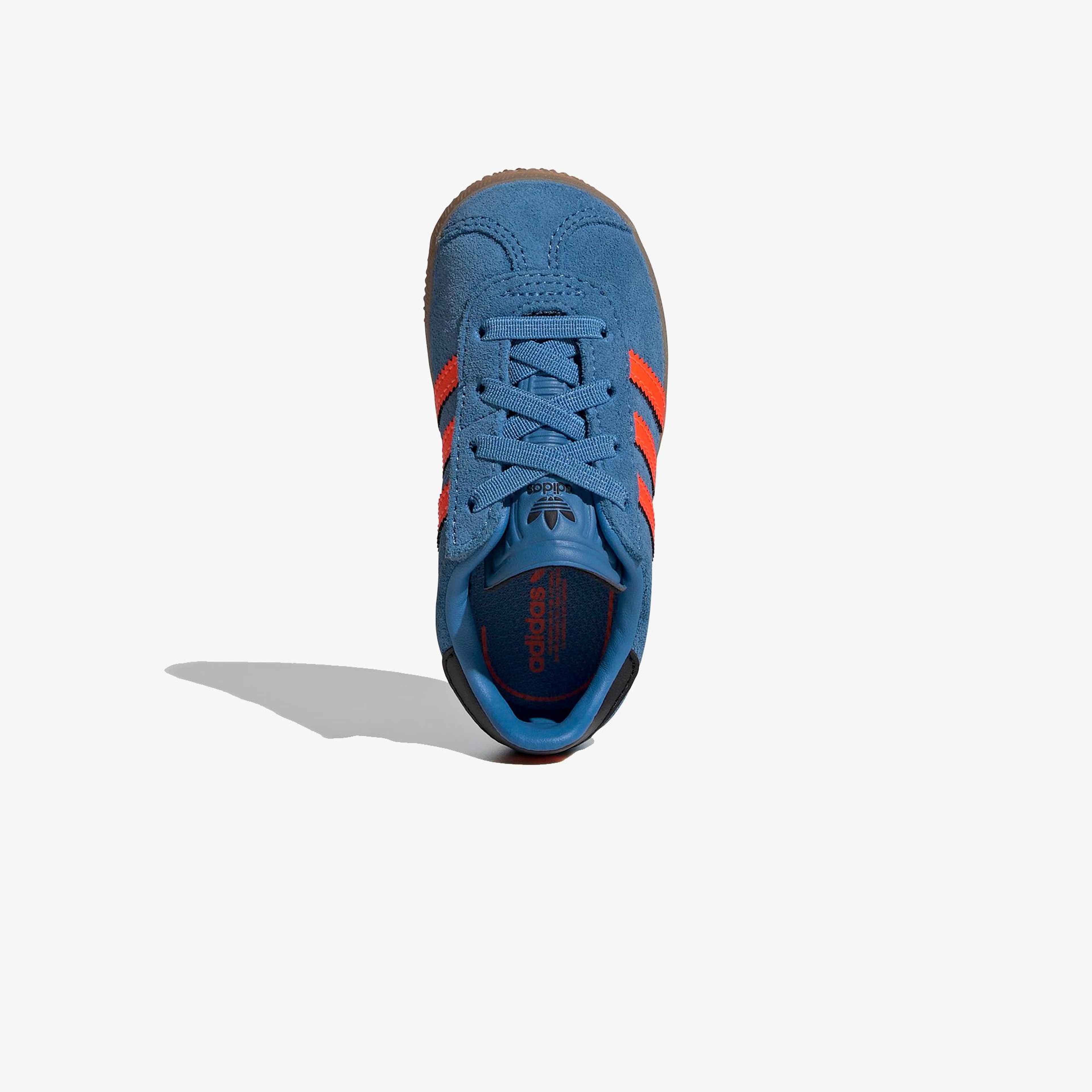 adidas Gazelle Mavi/Turuncu Bebek Spor Ayakkabı