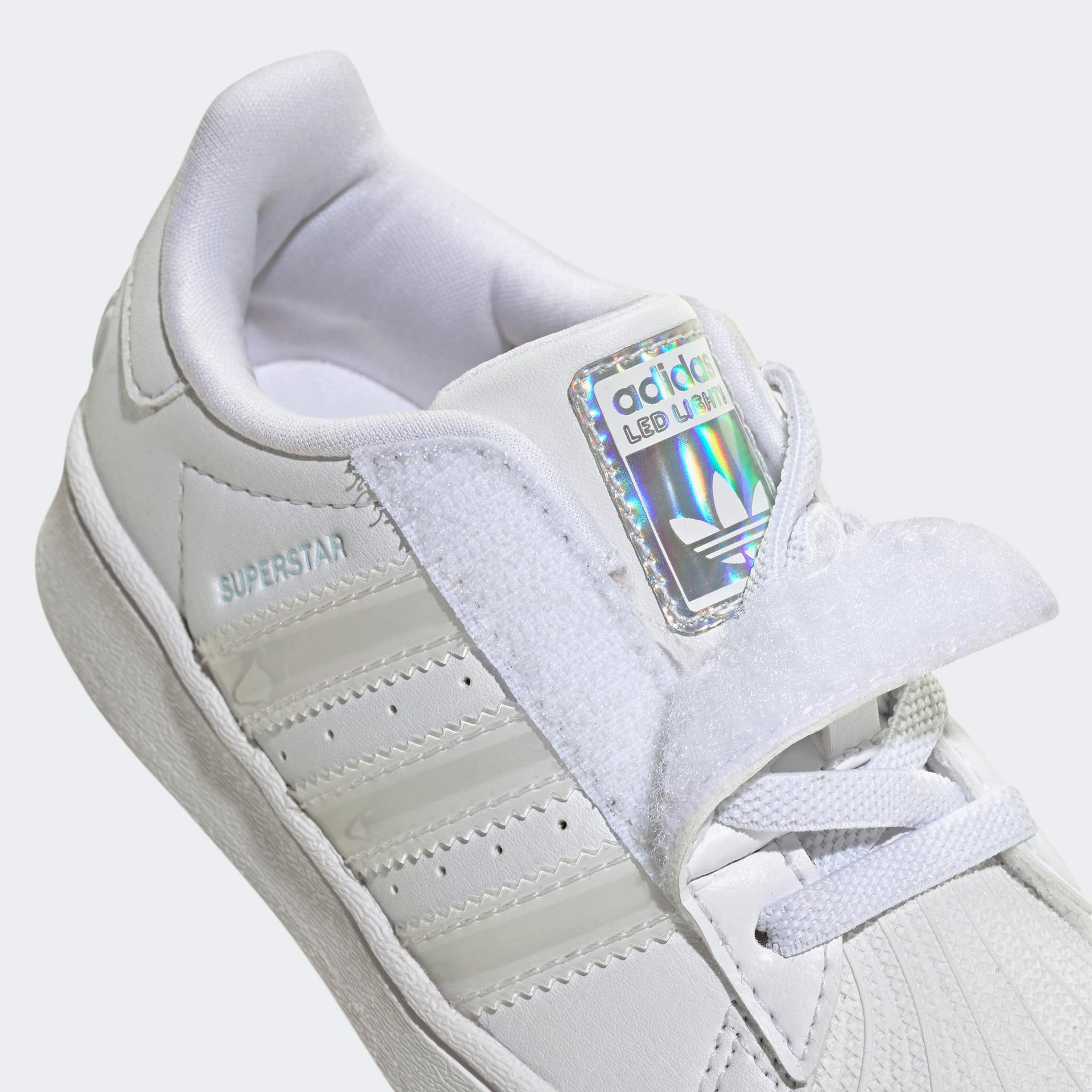 adidas Superstar Led Lights Bebek Beyaz Işıklı Spor Ayakkabı