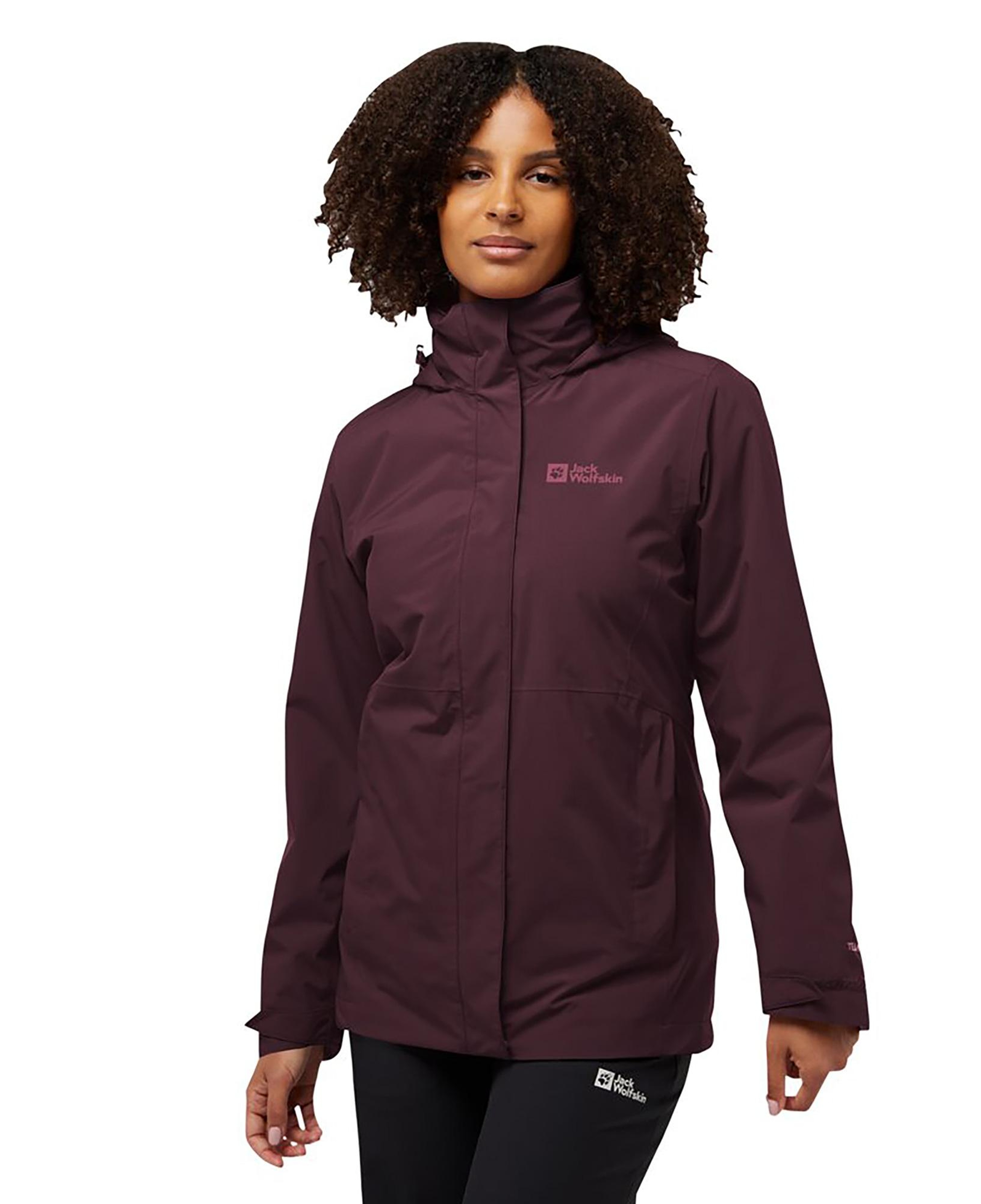 Jack Wolfskin Rotwand 3in4 Kadın Mor Ceket