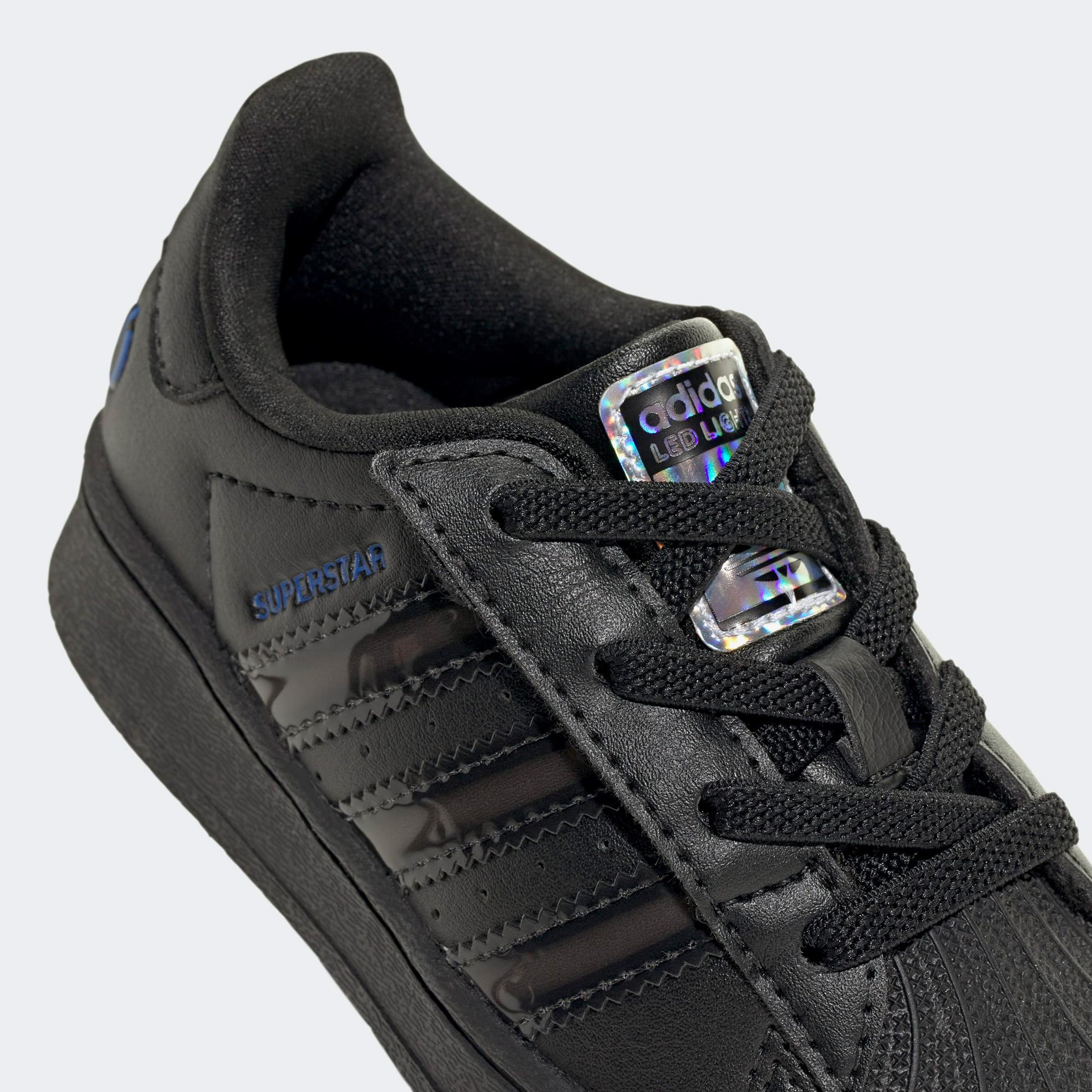 adidas Superstar Led Lights Cf El I Bebek Siyah Spor Ayakkabı