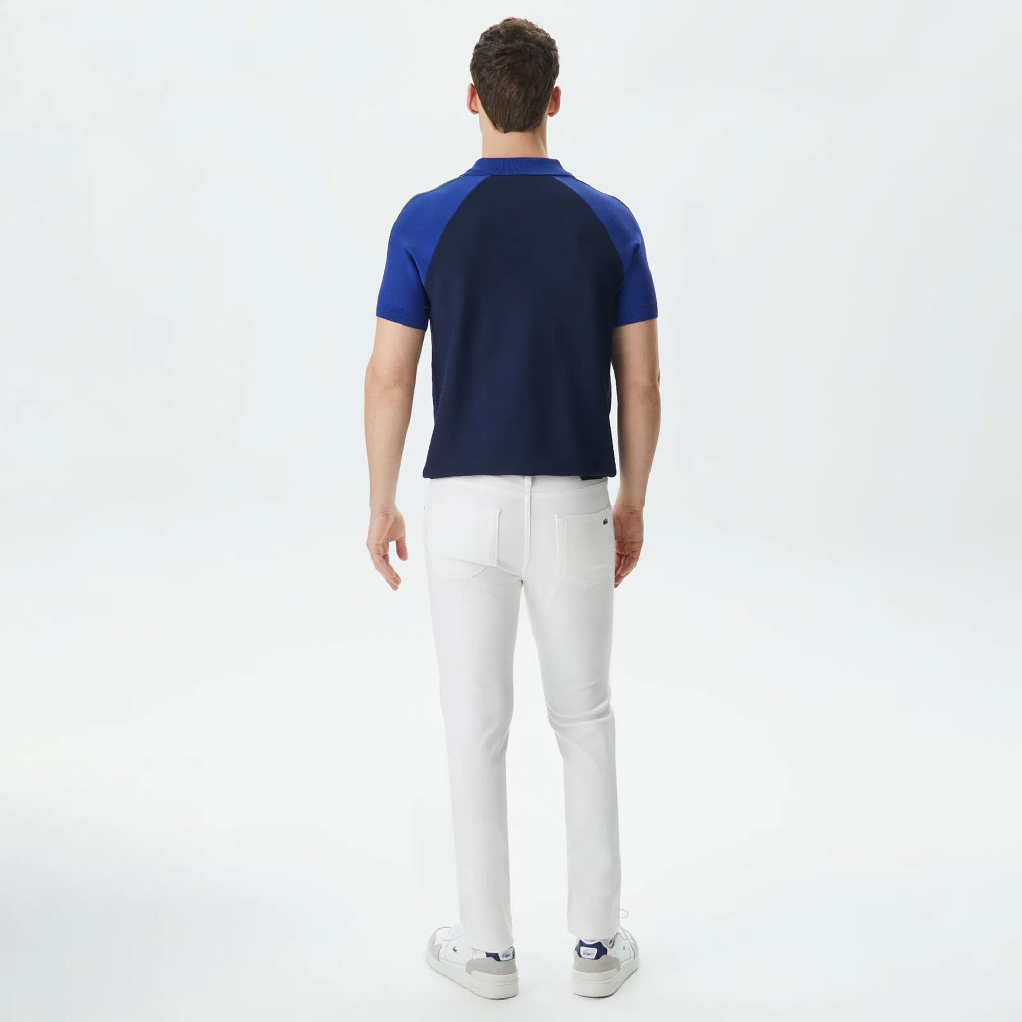 Erkek Slim Fit Beyaz Jean Pantolon