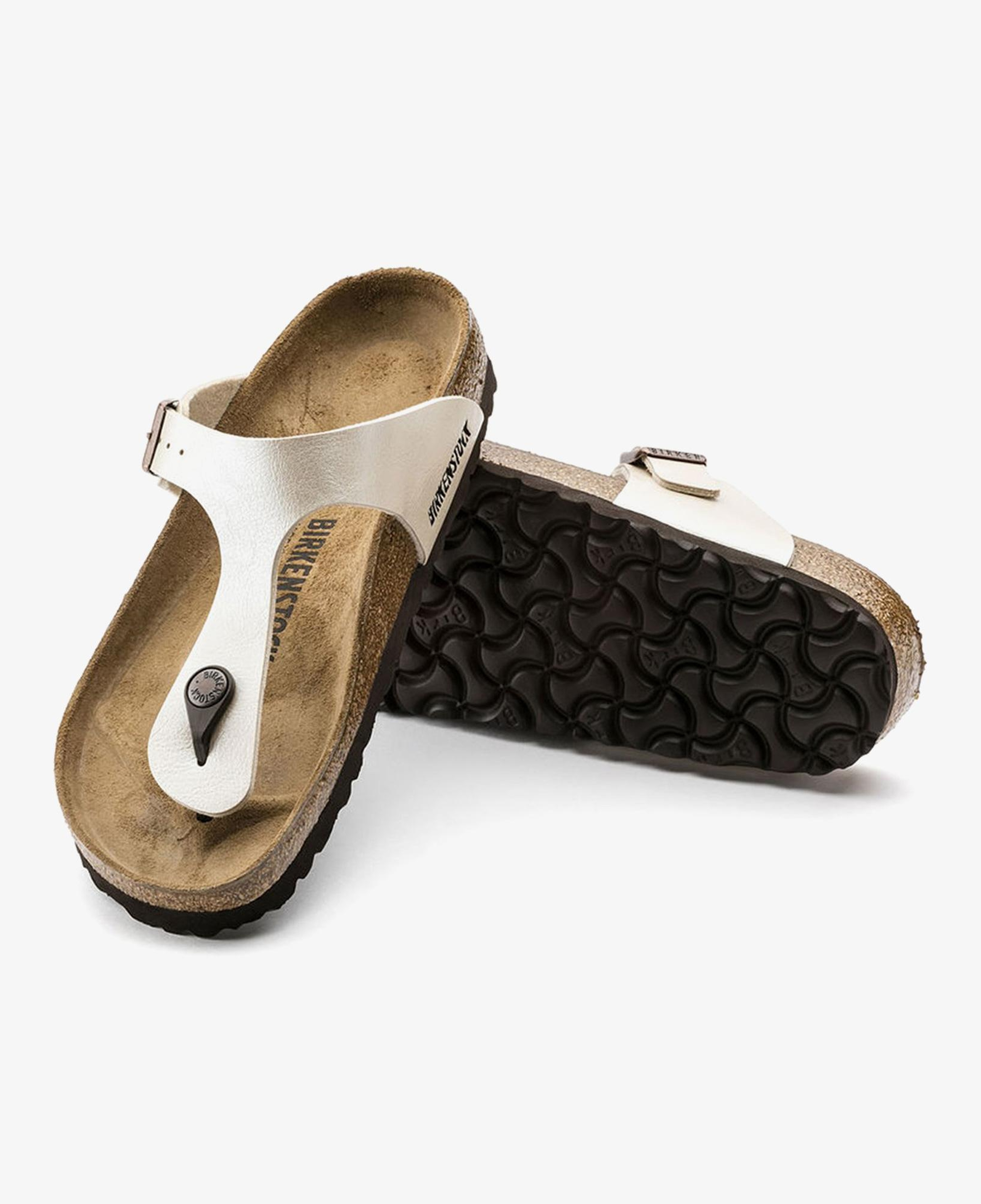 Birkenstock Gizeh Birko-Flor Graceful Kadın Beyaz Sandalet