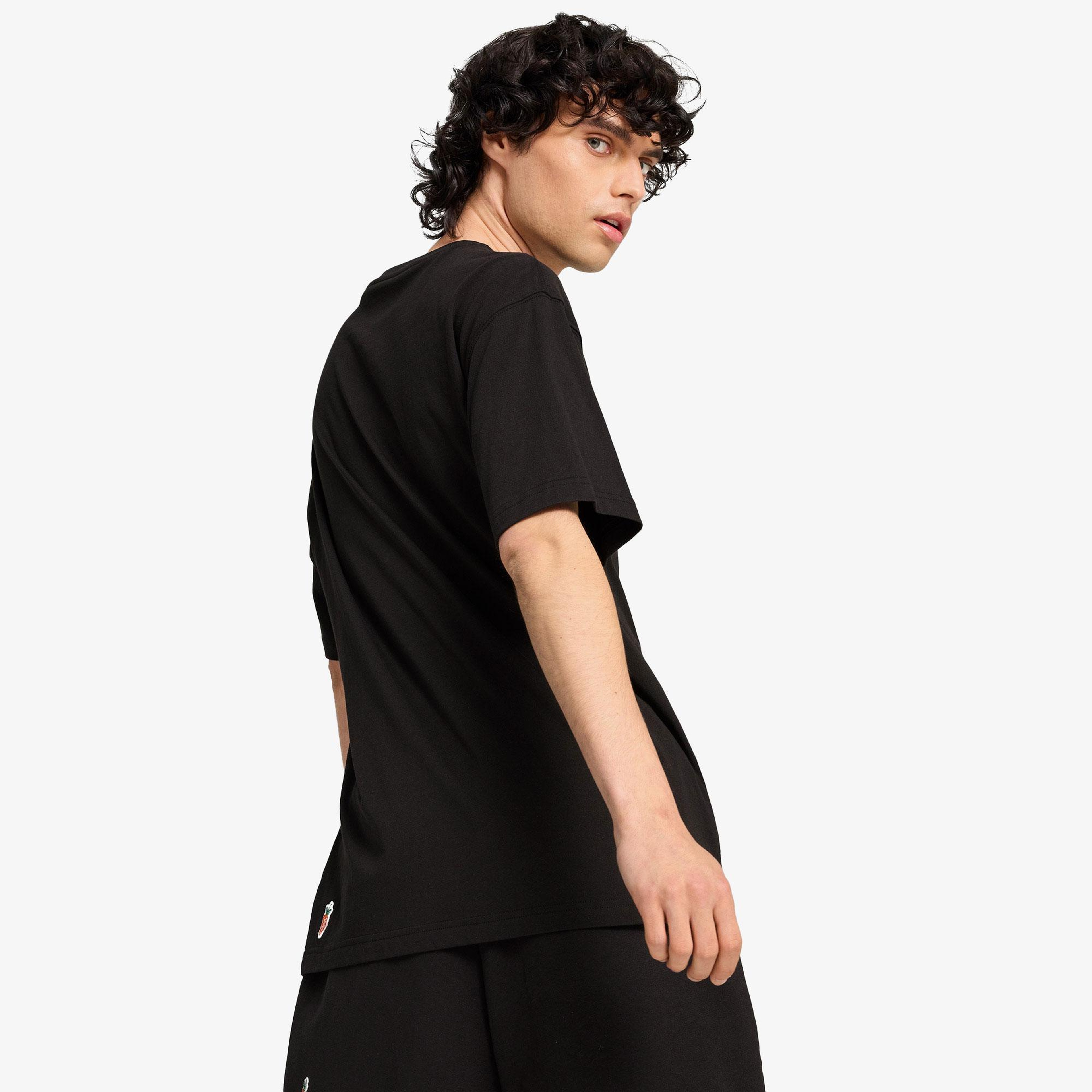 Puma X Carrots Graphic Unisex Siyah T-Shirt