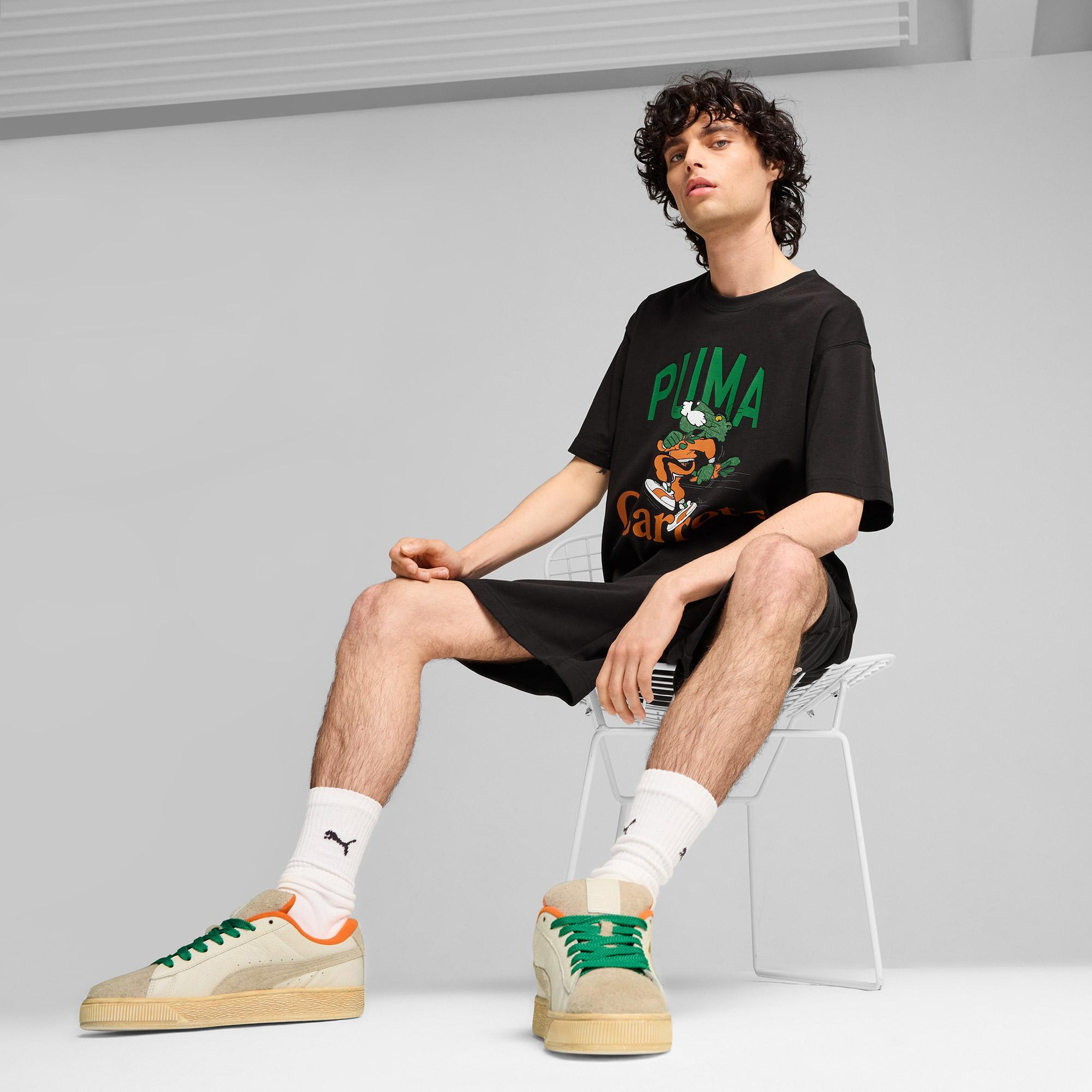 Puma X Carrots Graphic Unisex Siyah T-Shirt