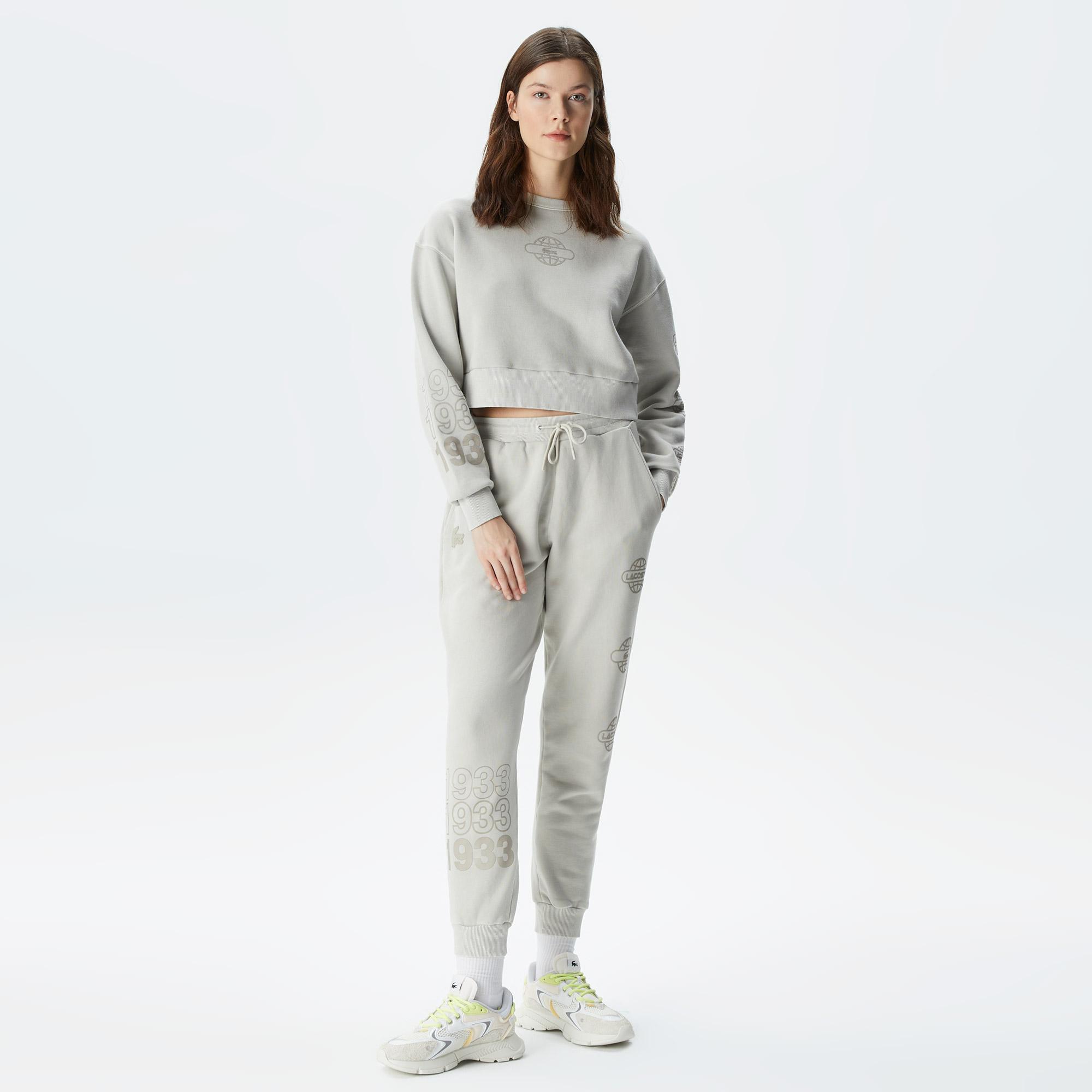 Lacoste House of SuperStep X Lacoste Erkek Gri Eşofman Altı