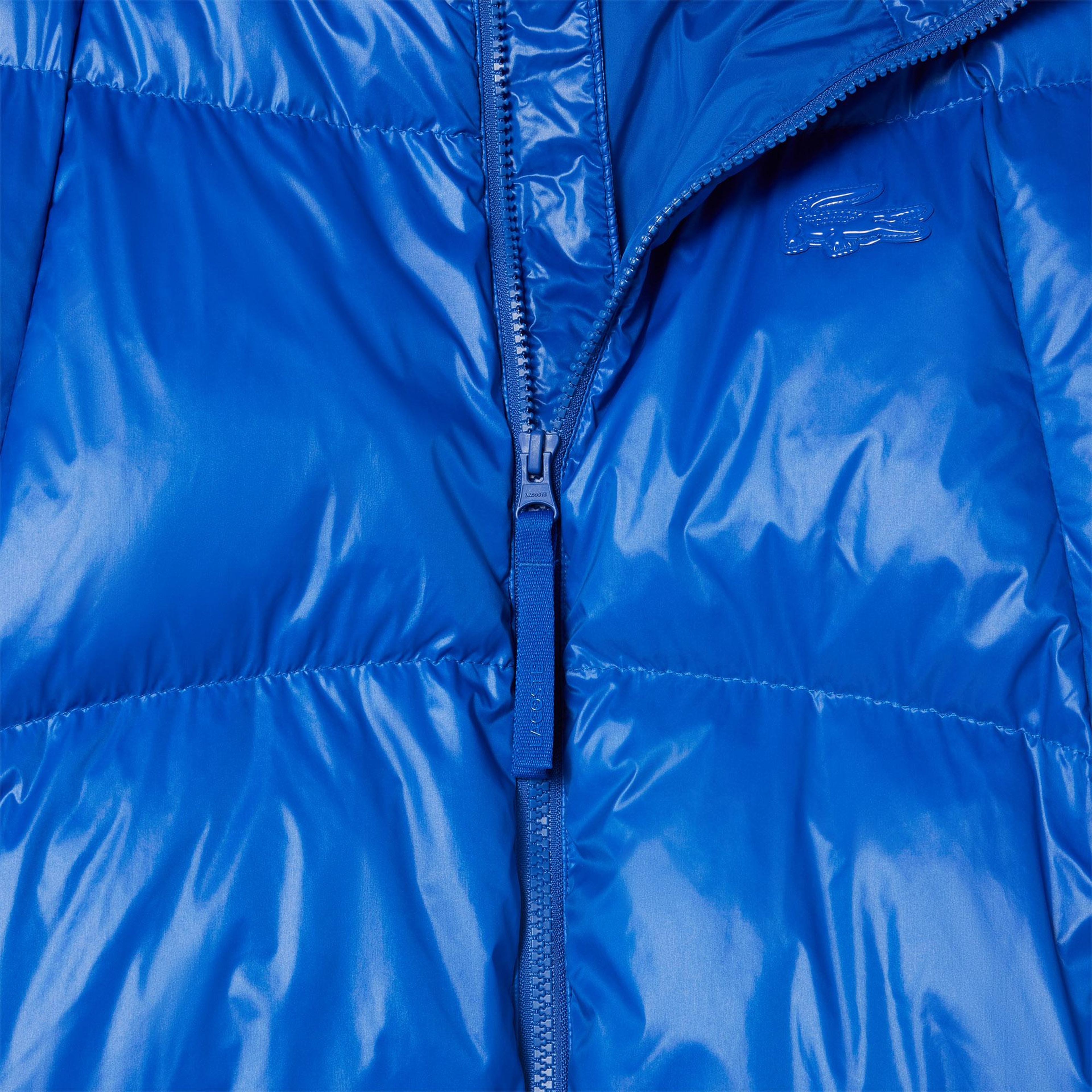 Erkek Relaxed Fit Kapüşonlu Mavi Mont