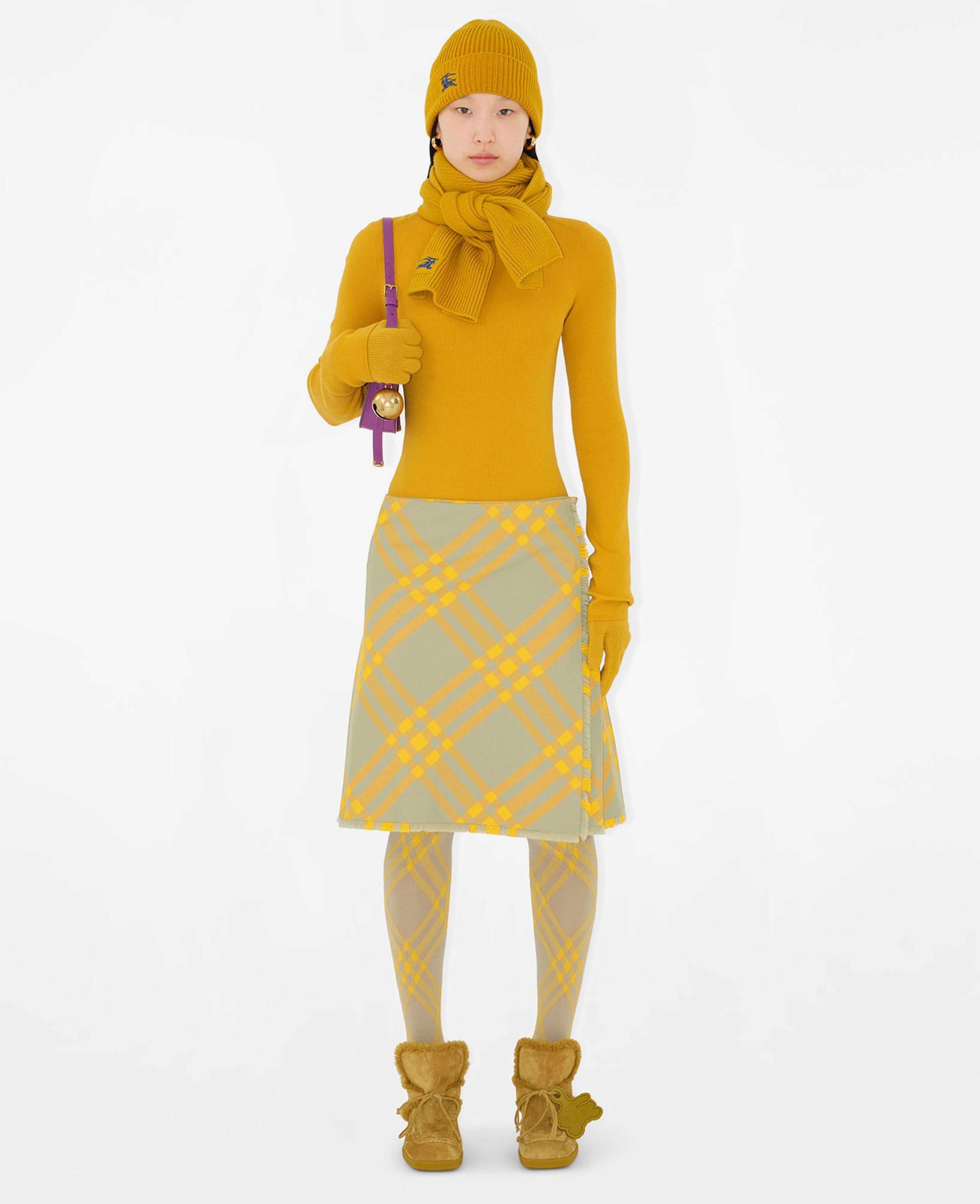 Burberry Unisex Sarı Atkı