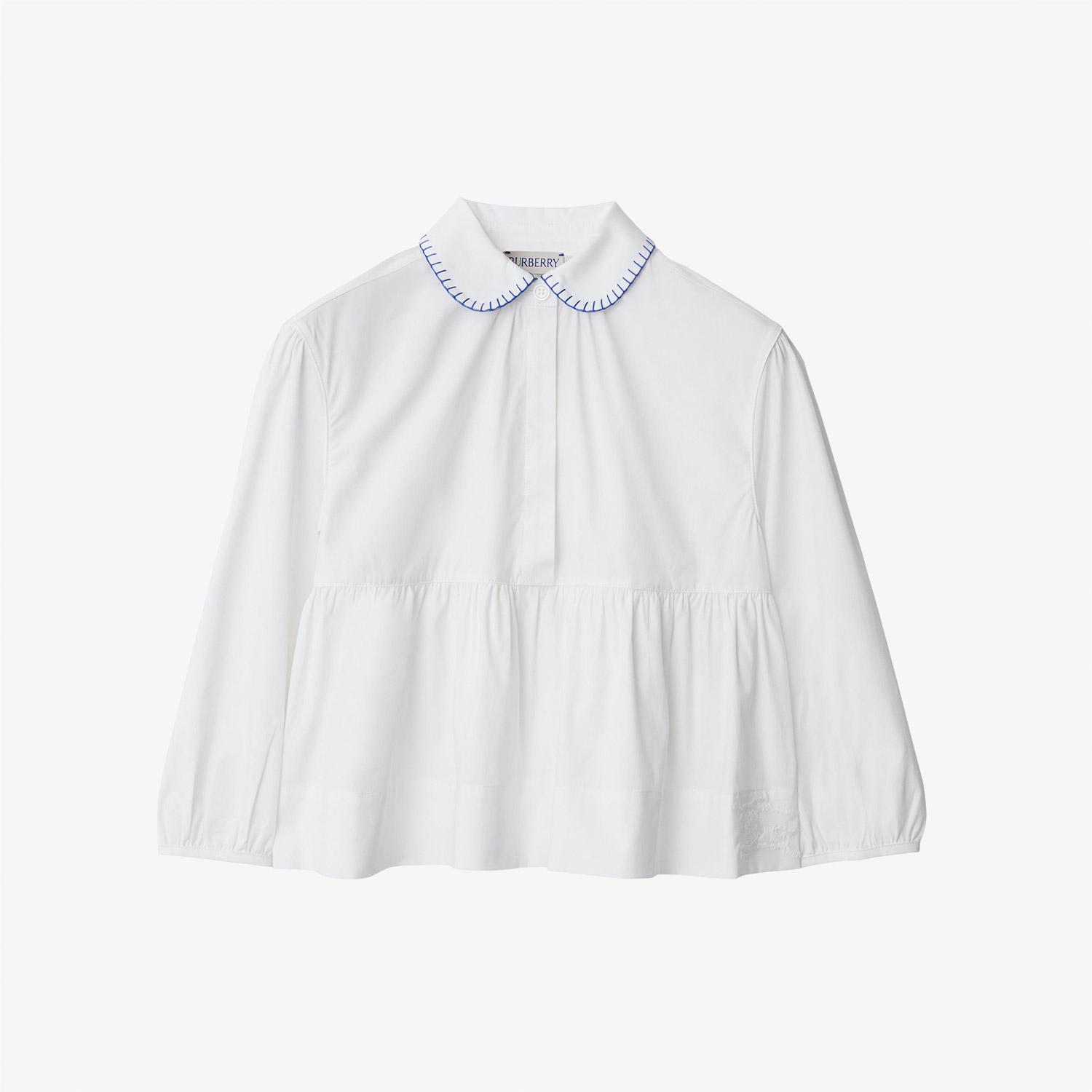 Burberry Çocuk Beyaz Gömlek