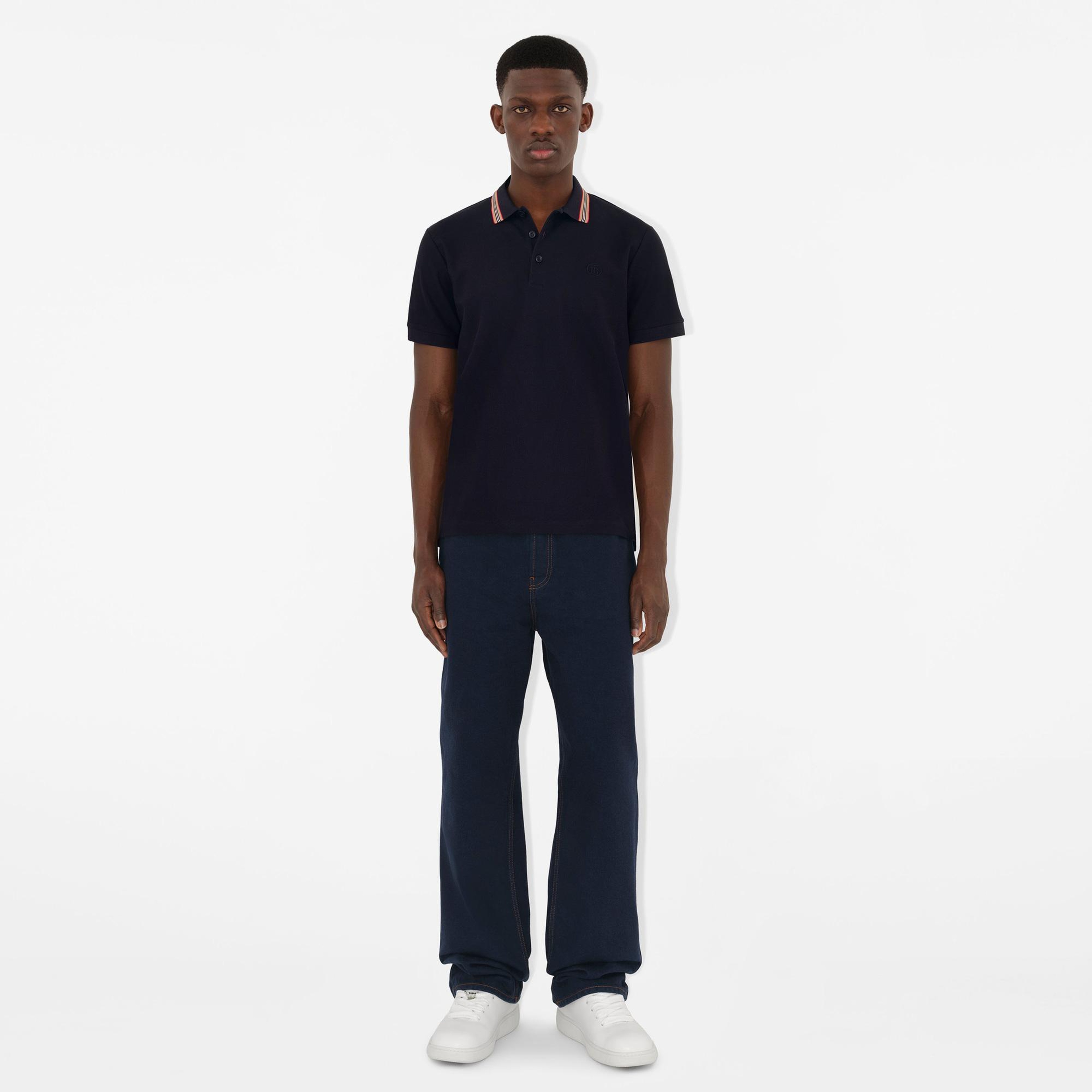 Burberry Erkek Mavi Polo